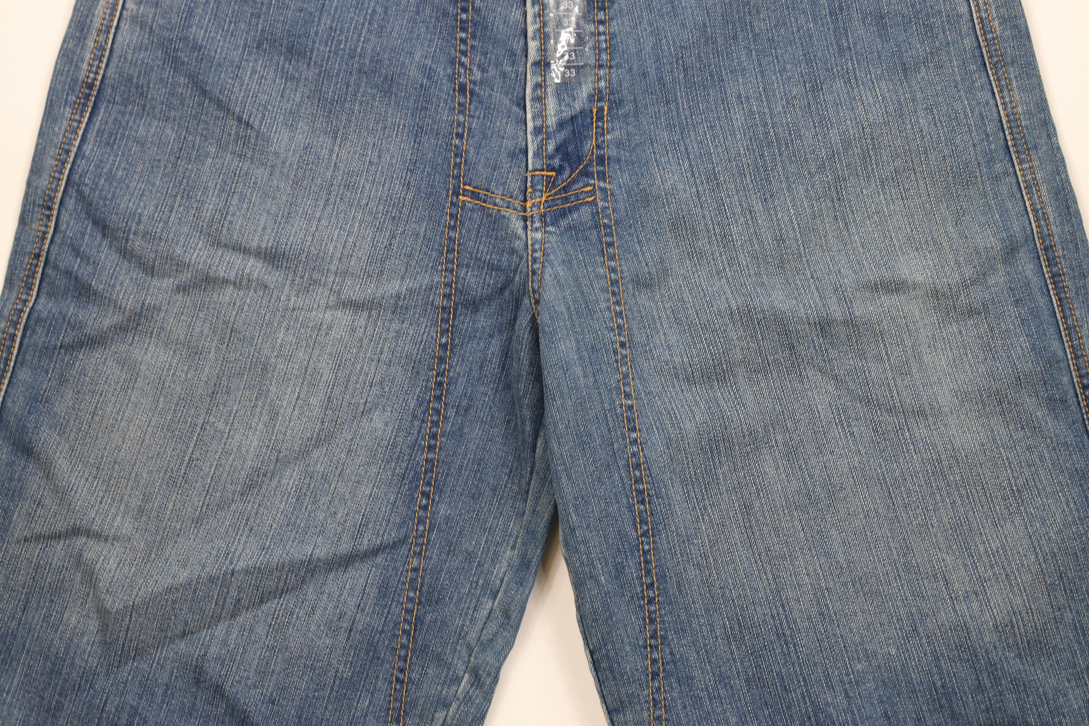 Marithe + Francois Girbaud Deadstock Vintage 90s Marithe Francois Girbaud Denim Shorts Size US 32 / EU 48 - 3 Thumbnail