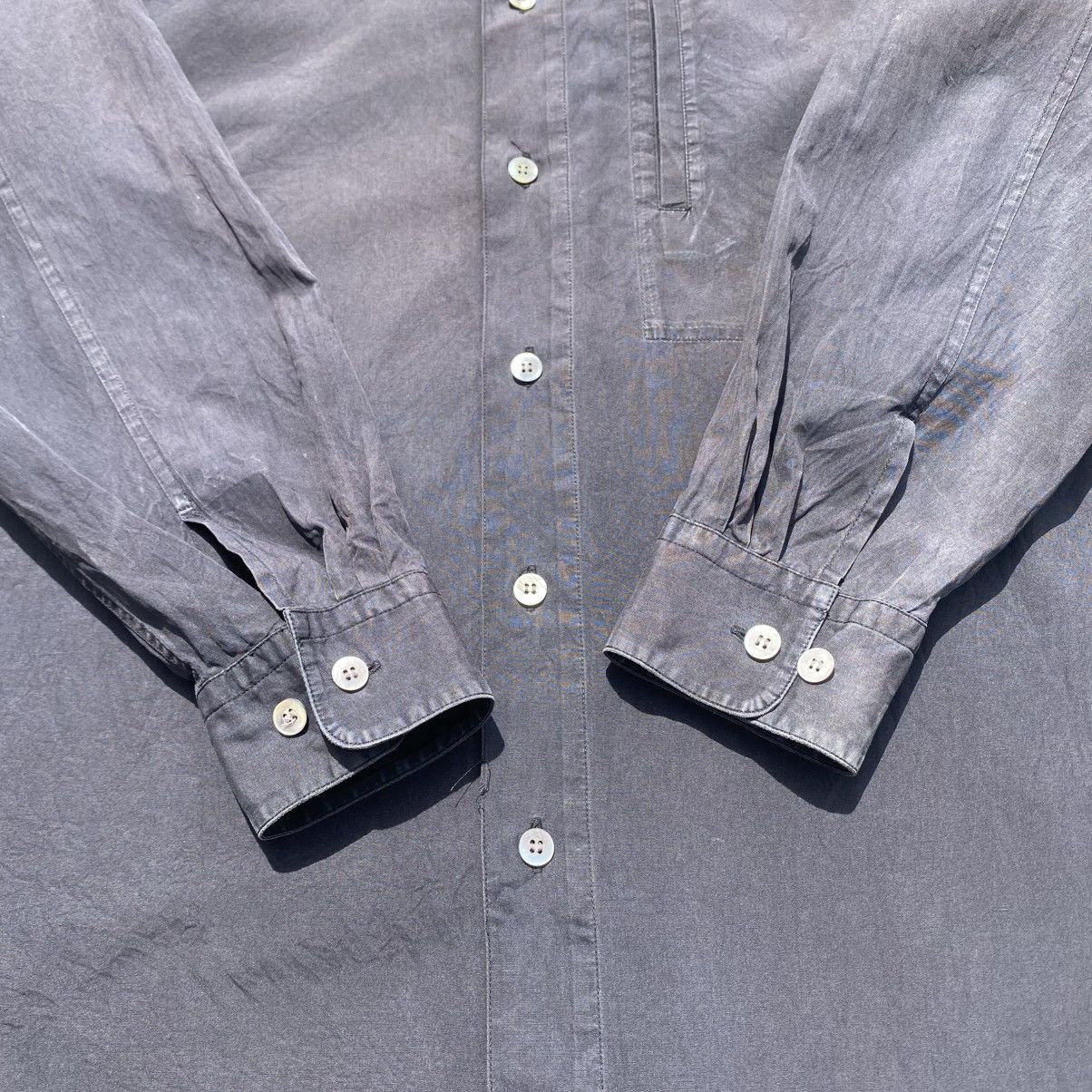 Homme Plisse Issey Miyake Very Rare 1980s ISSEY MIYAKE Mandarin Collar Shirt Size US L / EU 52-54 / 3 - 5 Thumbnail