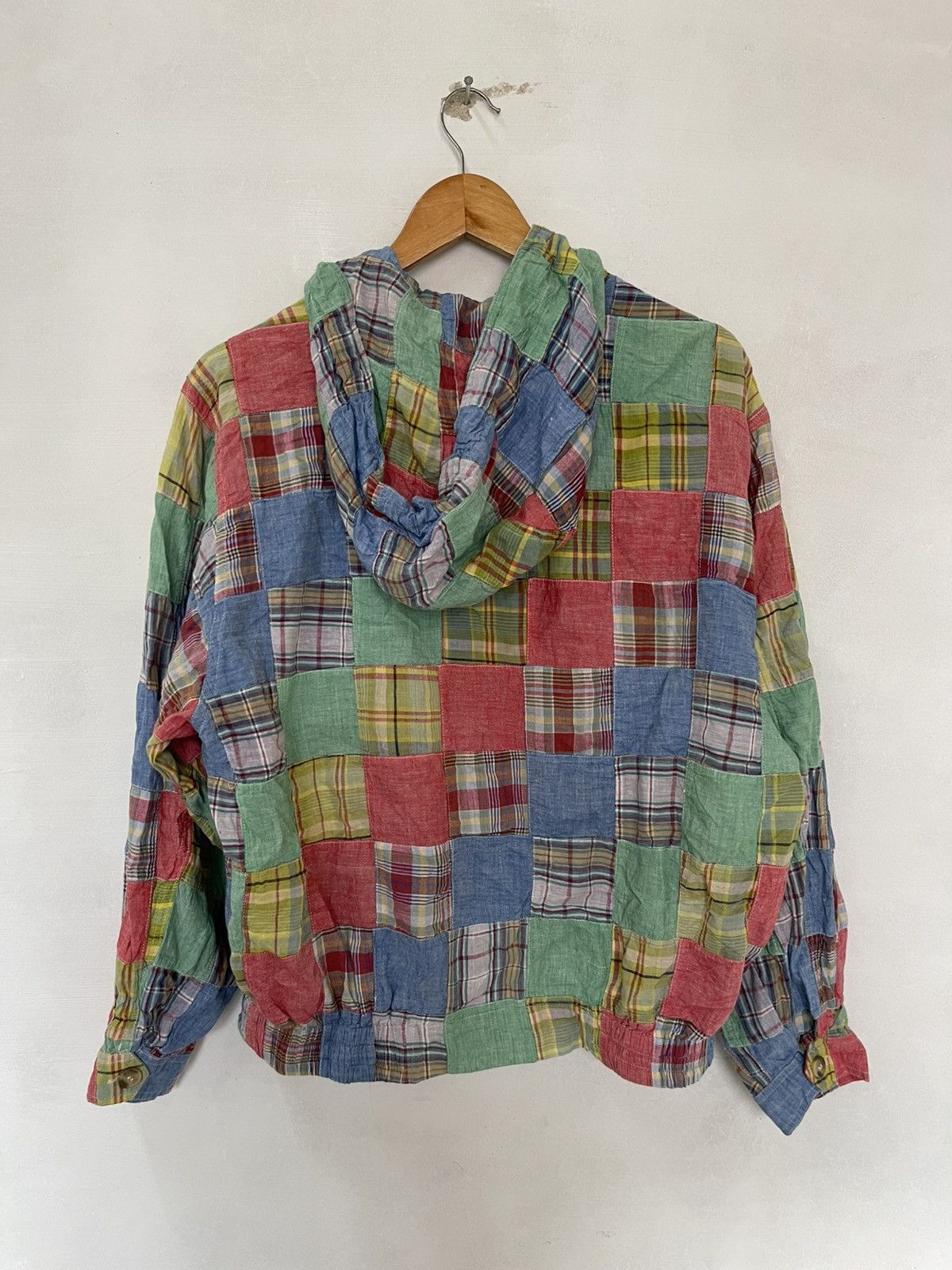 UNIONBAY VINTAGE UNION BAY PATCHWORK HOODIE Size US L / EU 52-54 / 3 - 4 Thumbnail