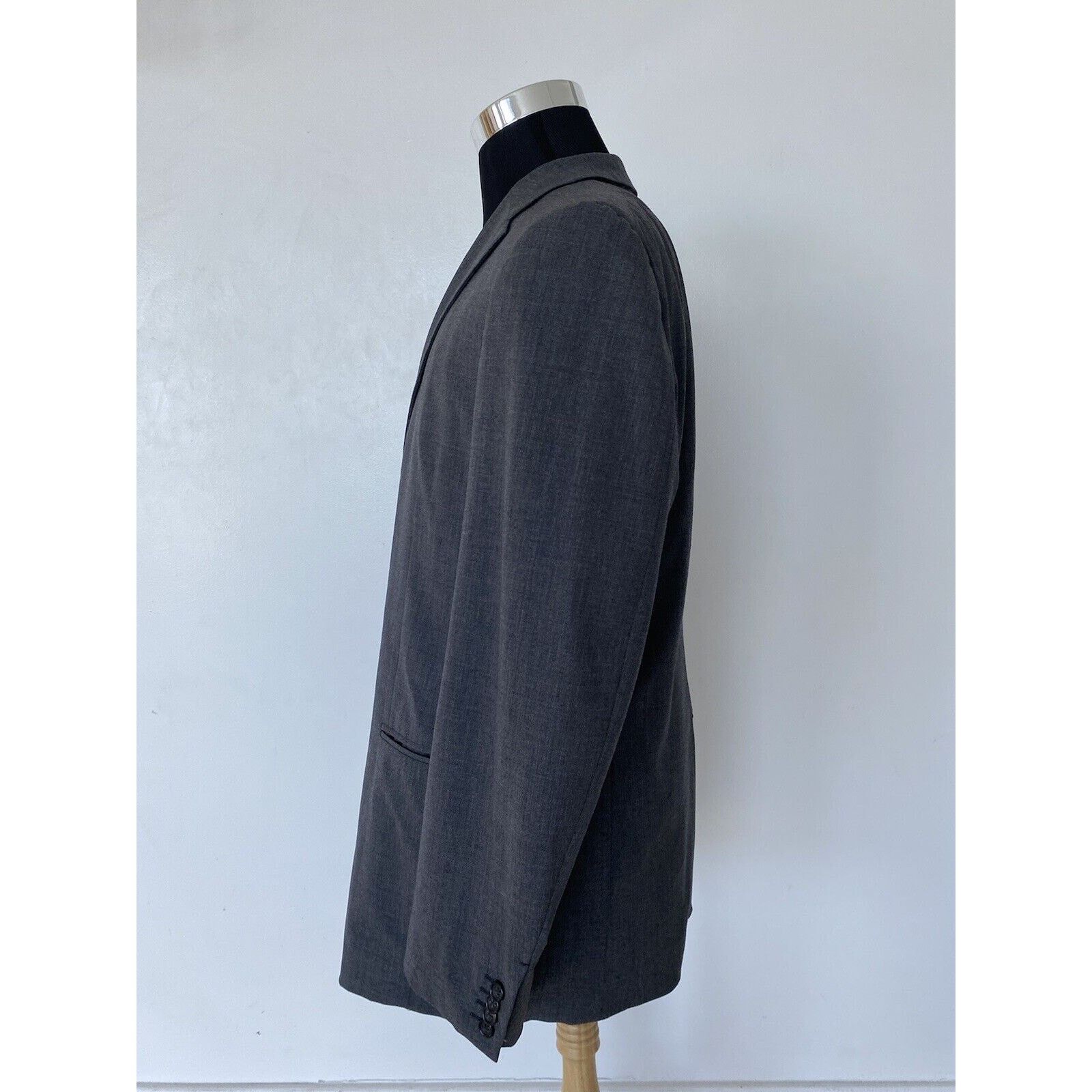 Jil Sander JIL SANDER Tailor Made Gray Sport Coat 3 Btn Center Vent 42R Size 42R - 3 Thumbnail