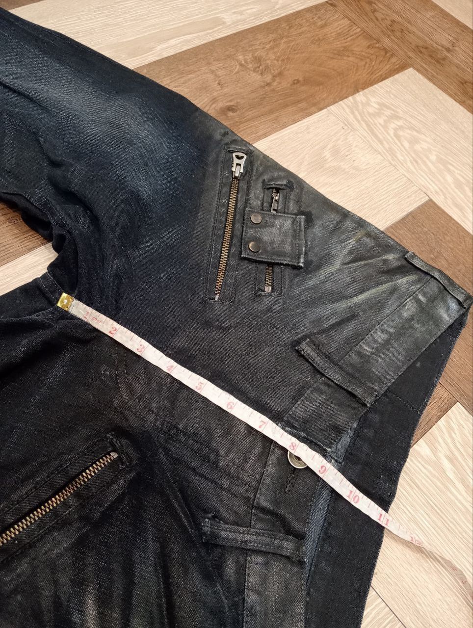 Le Grande Bleu (L.G.B.) VERY RARE L.G.B LE GRANDE BLEU MANIAC CORP WAXED DENIM JEANS Size US 30 / EU 46 - 14 Thumbnail