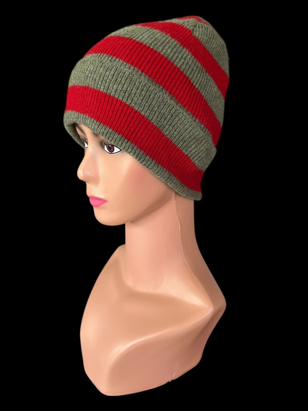 Kapital Stripe Vintage Grunge Rock Style Beanie Hats Size ONE SIZE - 3 Thumbnail