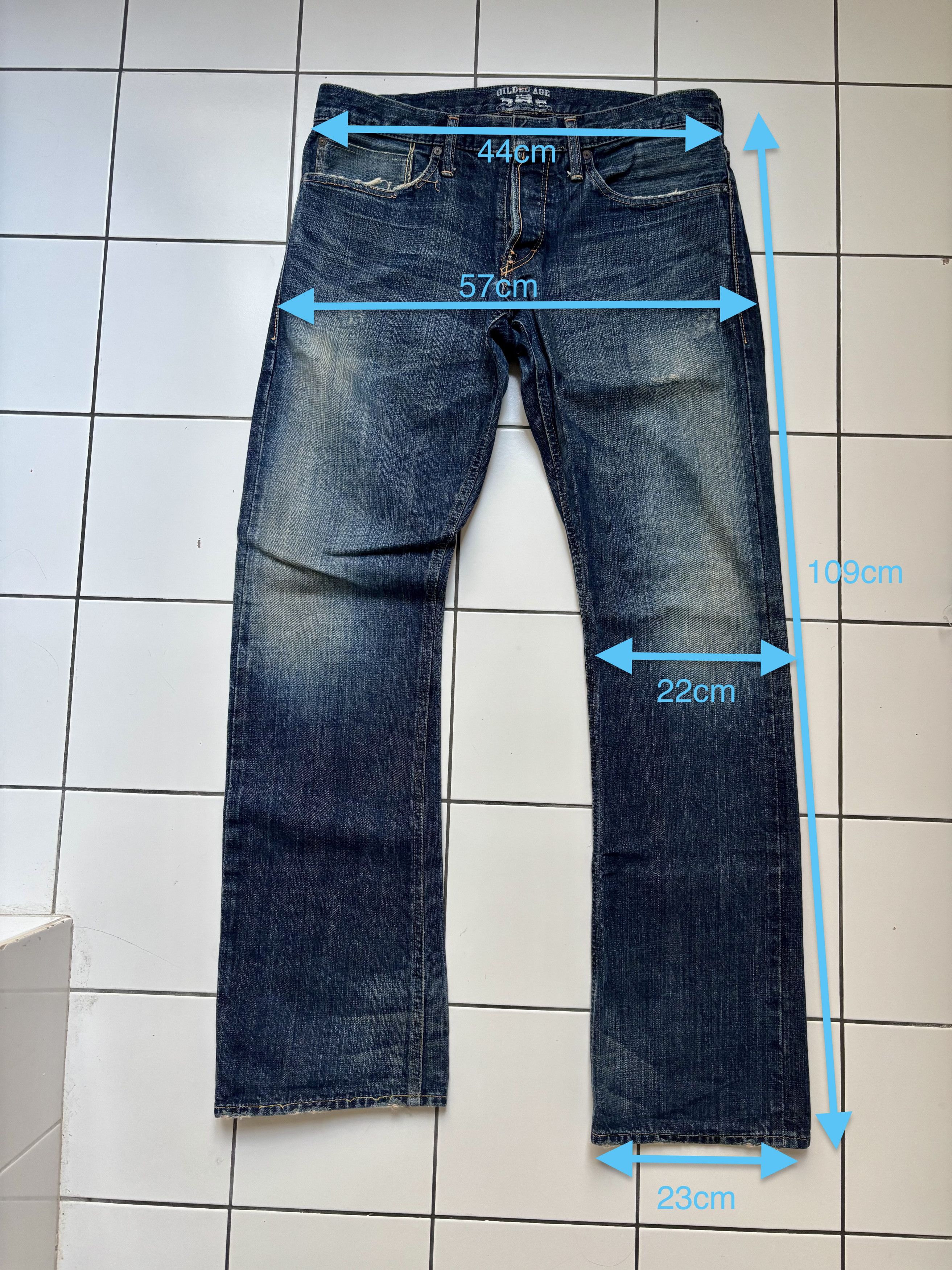 Gilded Age Gilded Age – Japanese Selvedge – Bootcut – 34x34 Size US 34 / EU 50 - 3 Thumbnail