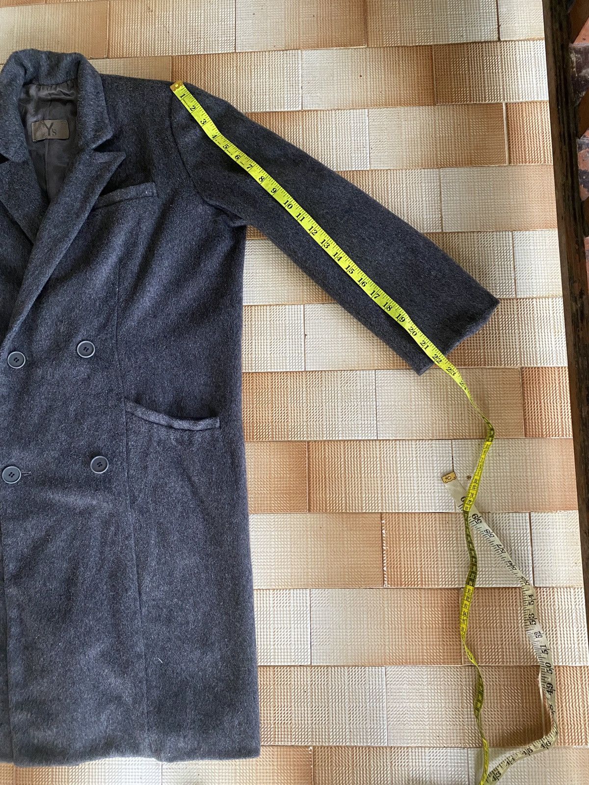 Designer × Y's × Yohji Yamamoto Vintage y’s yohji yamamoto woll trench coat jacket Size US M / EU 48-50 / 2 - 5 Thumbnail