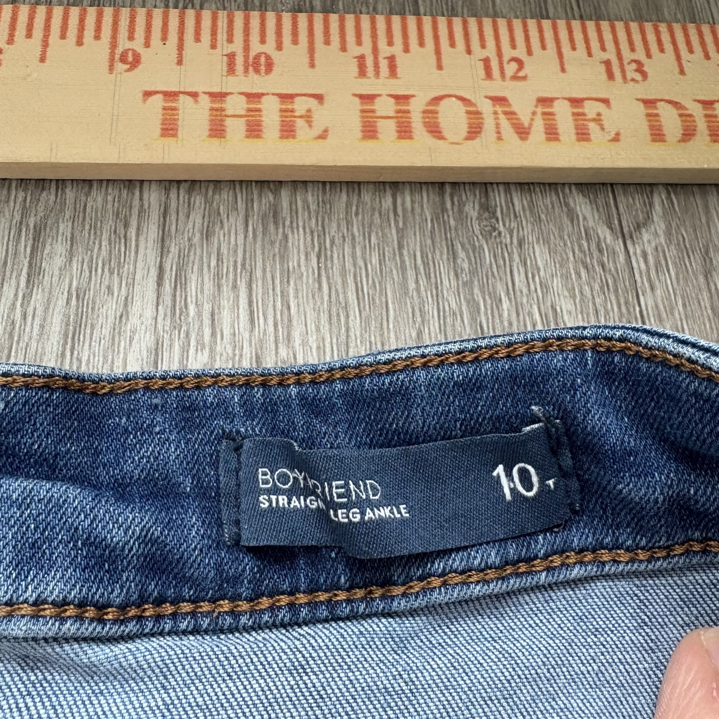 J. Jill J. Jill Boyfriend Straight Leg Ankle Denim Jeans 10T Size 32" / US 10 / IT 46 - 6 Thumbnail