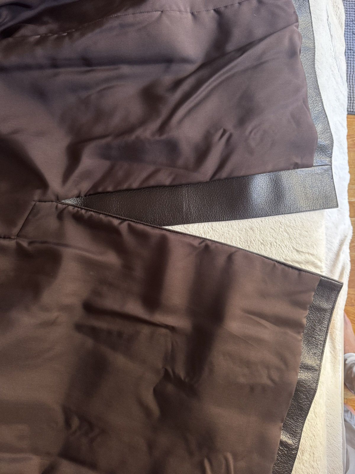 Prada Prada Milano Leather Overcoat (Brown Calfskin) Size US M / EU 48-50 / 2 - 8 Thumbnail
