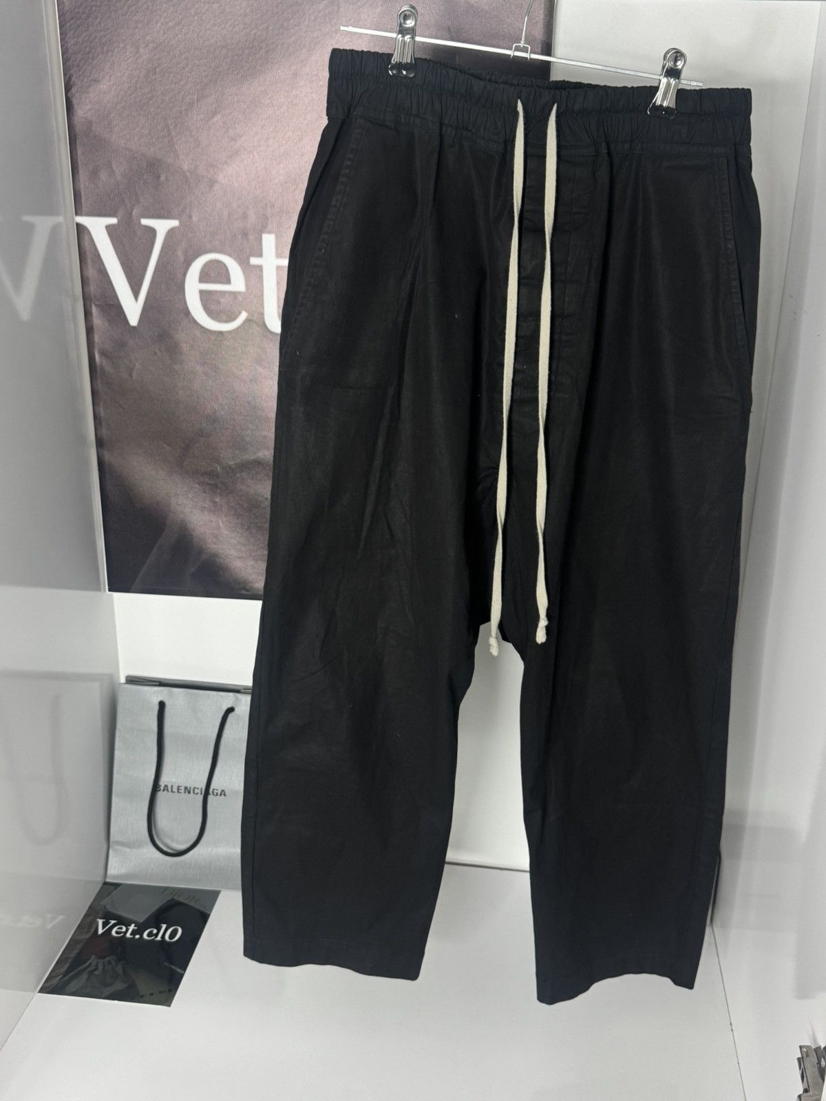 Rick Owens Rick Owens Luxor FW/23 Drop Crotch Drawstring Black