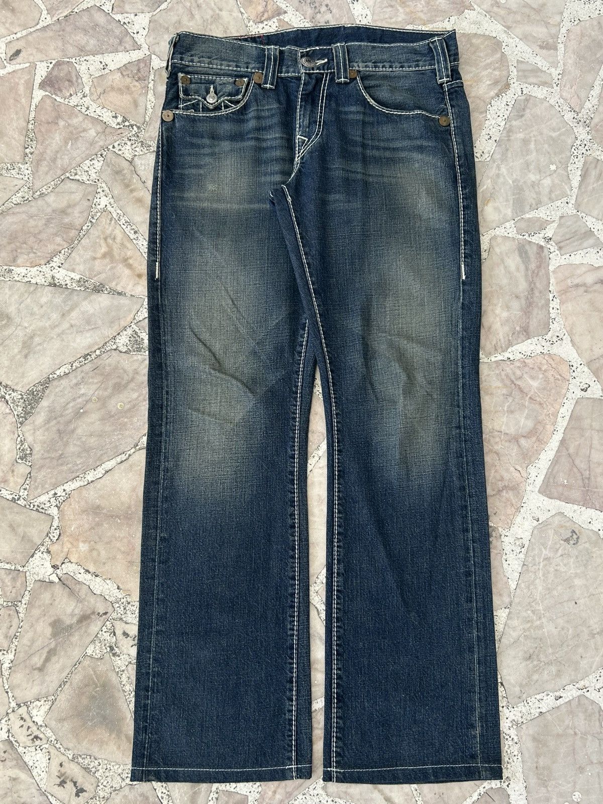 True Religion True Religion Billy Waist 34 Vintage Denim Size US 34 / EU 50 - 2 Thumbnail