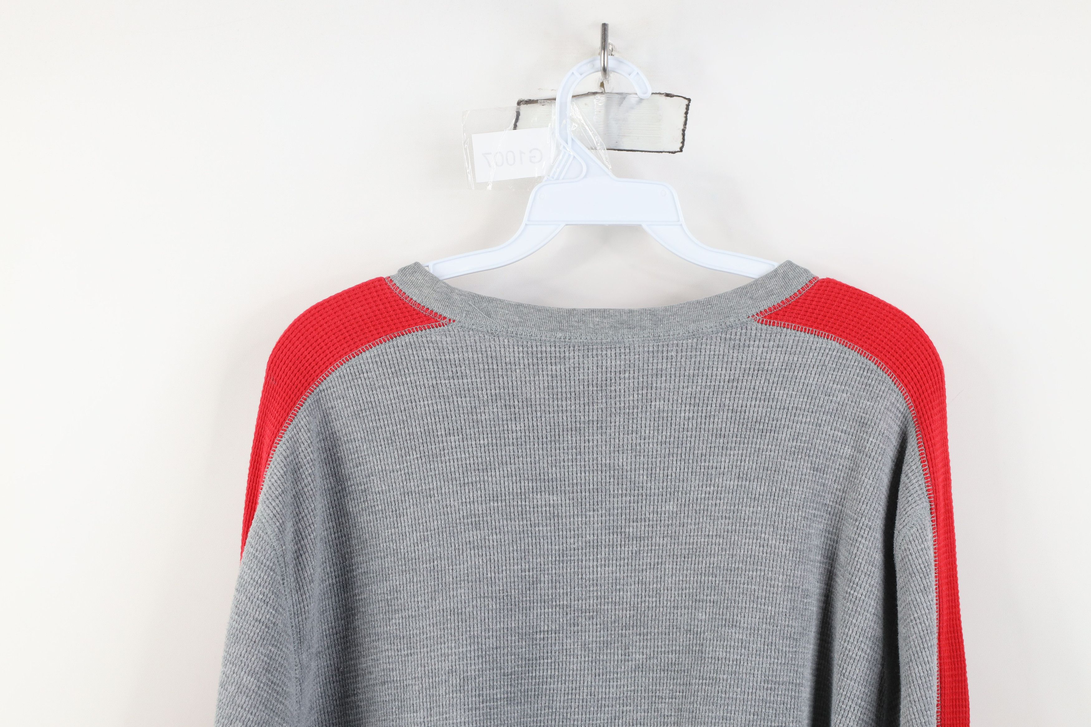 Nike Vintage Nike Swoosh Ohio State University Thermal T-Shirt Size US XL / EU 56 / 4 - 12 Thumbnail