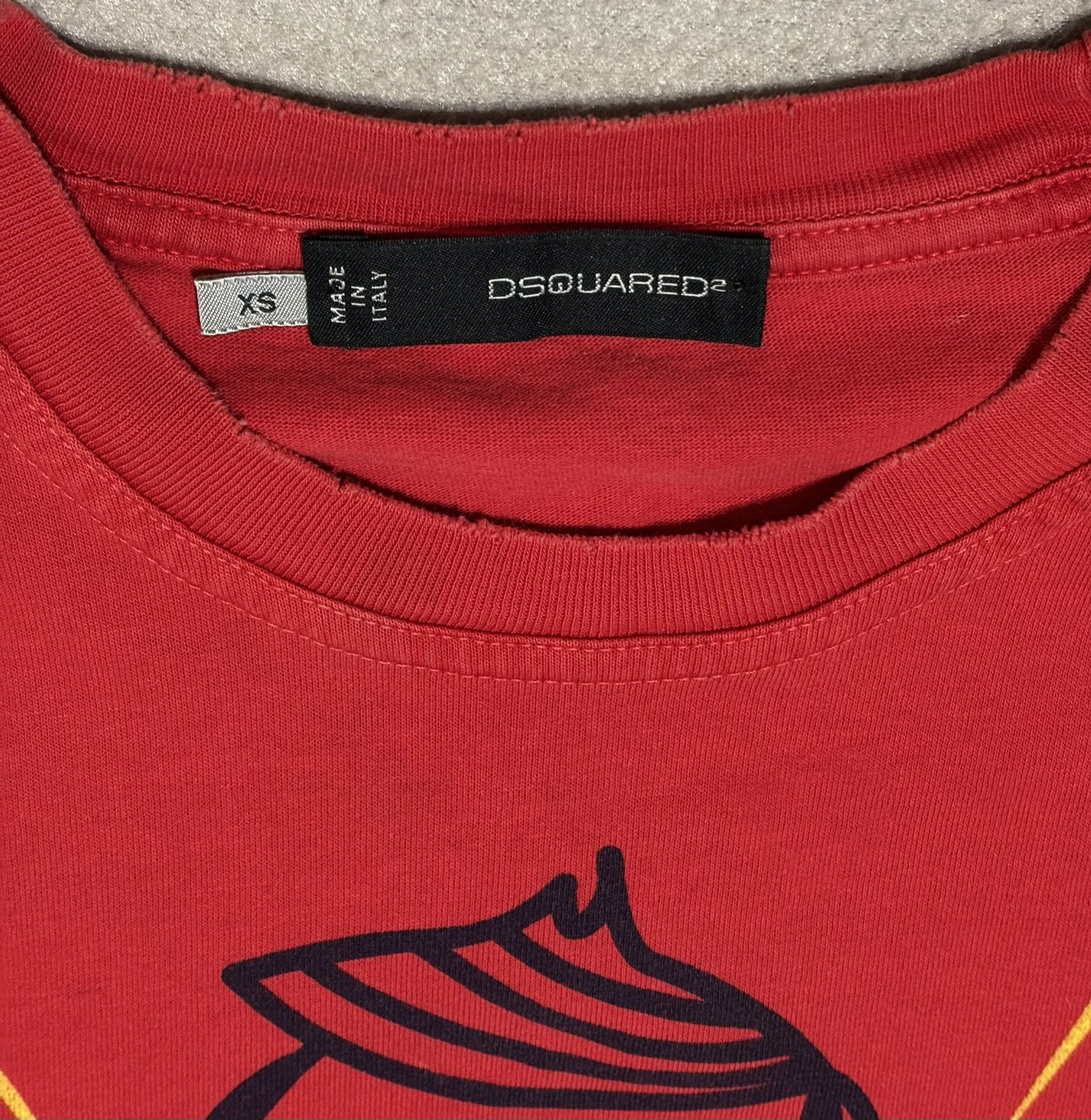 Dsquared2 Dsquared2 Red T-shirt Size XS Size US XS / EU 42 / 0 - 10 Thumbnail