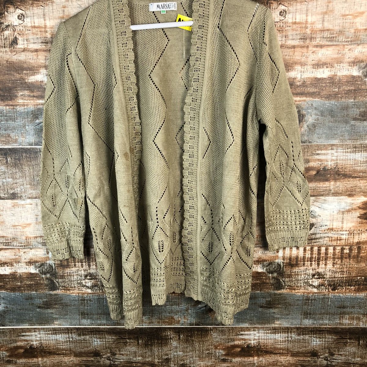 Japanese Brand × Vintage Marsa vintage japan Cardigan Knitwear #A1480 Size M / US 6-8 / IT 42-44 - 3 Thumbnail