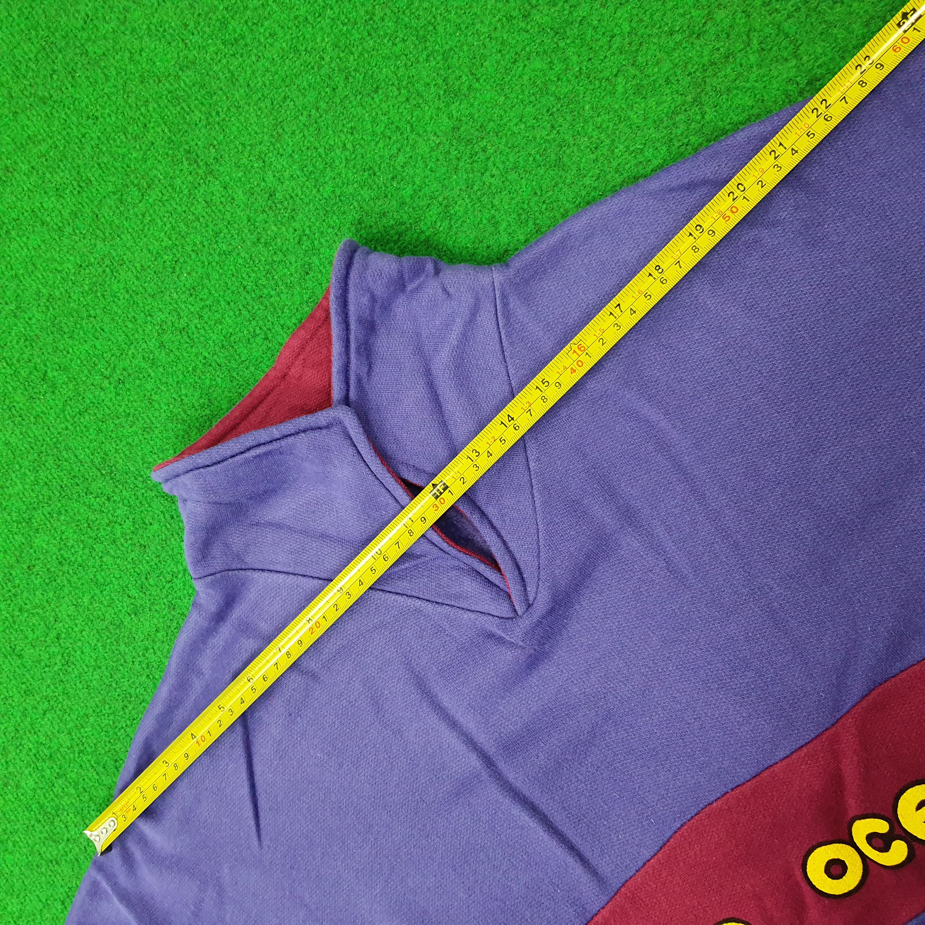 Vintage Vintage 90s Blue Ocean Polo Collar Pullover C268N14 Size US L / EU 52-54 / 3 - 8 Thumbnail