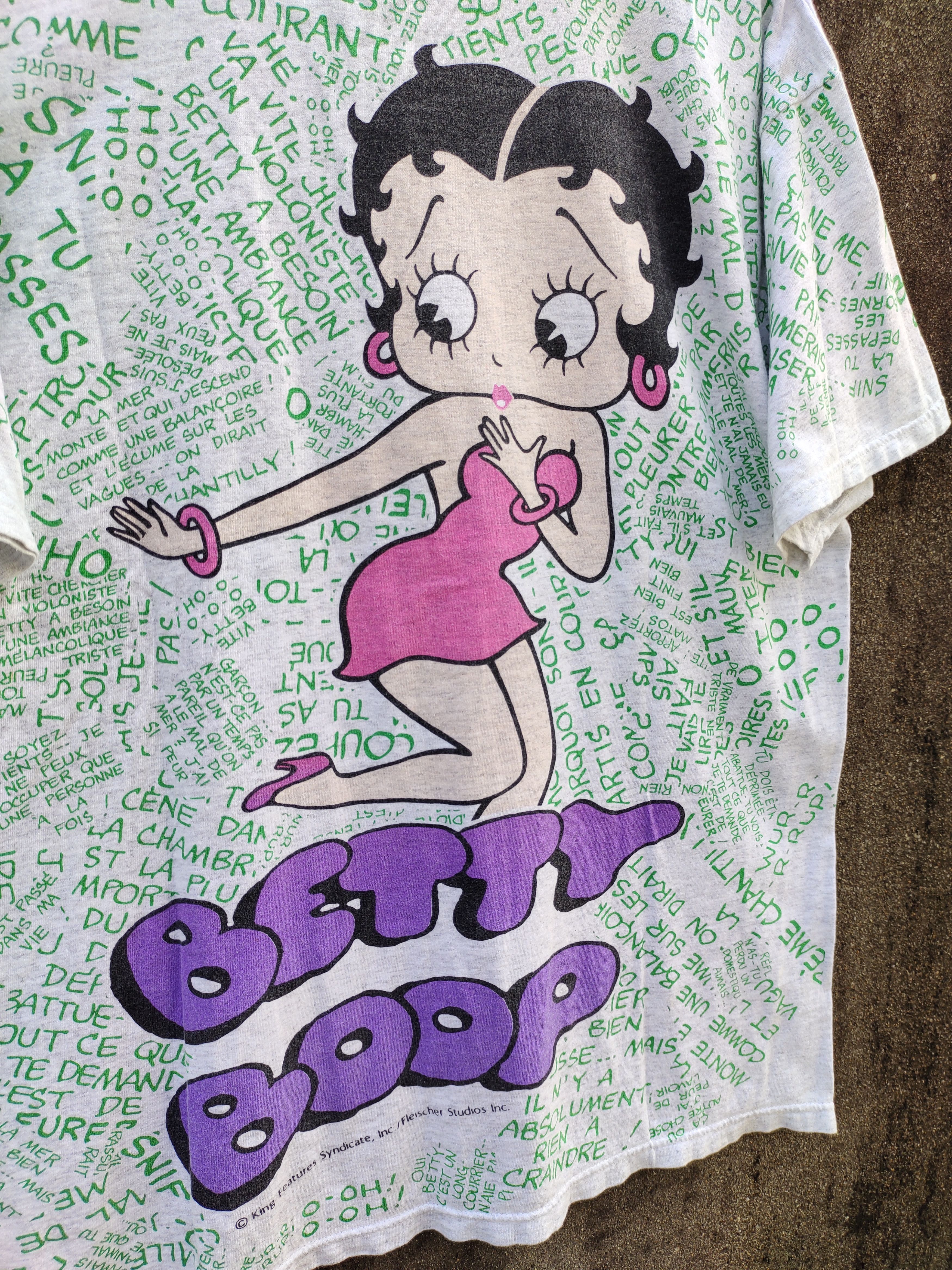 Vintage Vintage 90s Betty Boop OVP Tee Size US XL / EU 56 / 4 - 3 Thumbnail