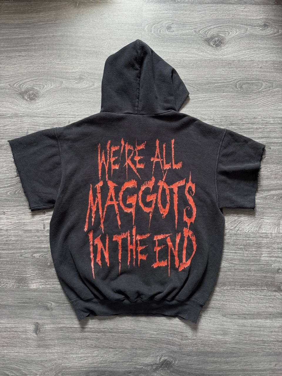 Band Tees Vintage Slipknot Maggot Band Destroyed Trashed Hoodie Size US L / EU 52-54 / 3 - 2 Thumbnail