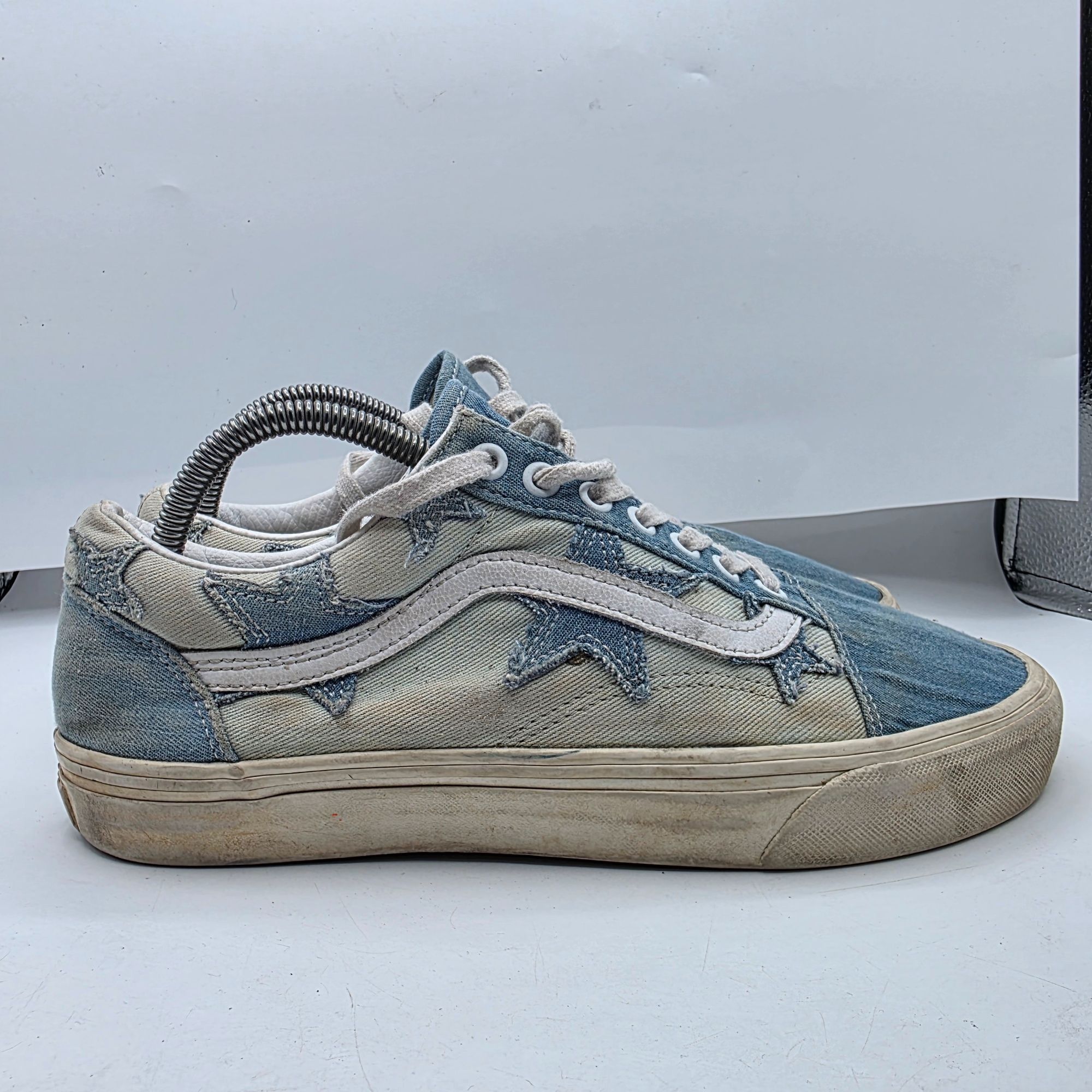 Vans Vans Old Skool Starry Night Denim Womens Size 10 Blue Casual Size US 10 / IT 40 - 12 Thumbnail