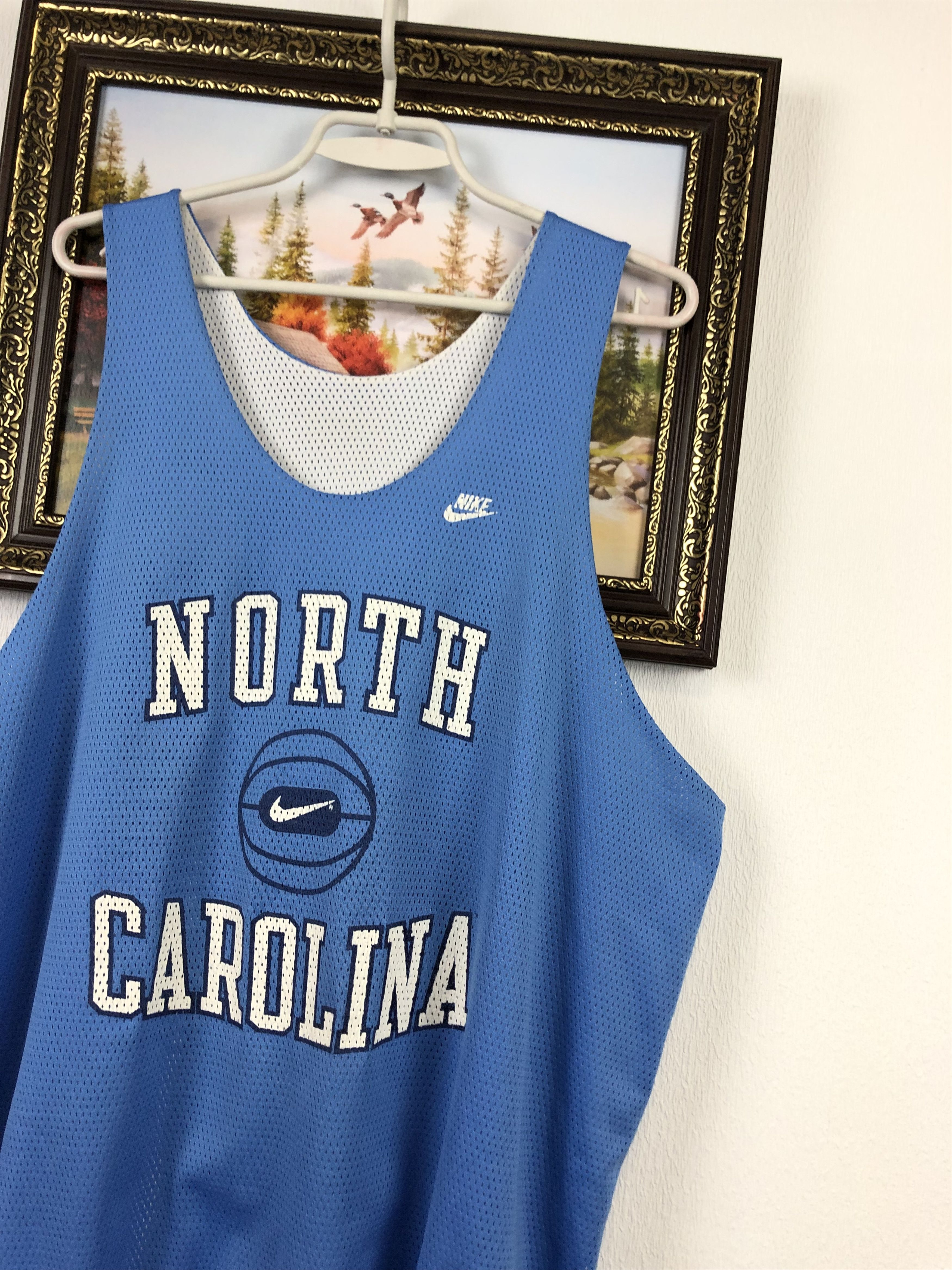 Nike × Vintage Vintage NCAA North Carolina Double Sided Jersey Shirt Rare Size US XXL / EU 58 / 5 - 4 Thumbnail