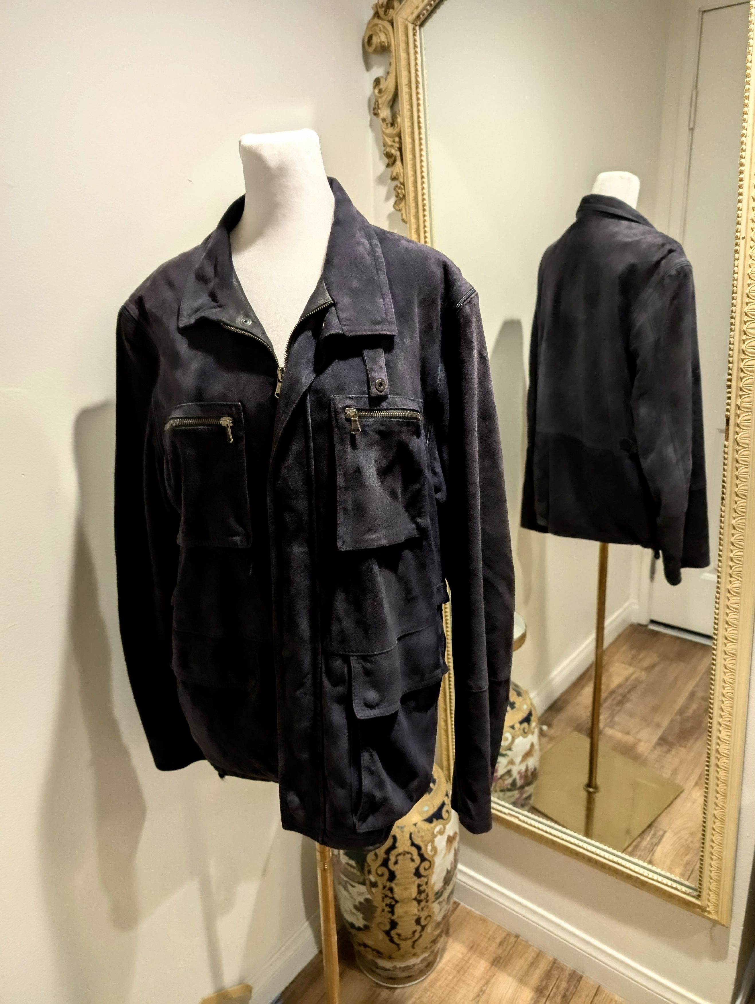 Other ARCHIVE LARUSMIANI Milan Suede Convertible Field Jacket EU50 Size US M / EU 48-50 / 2 - 1 Thumbnail