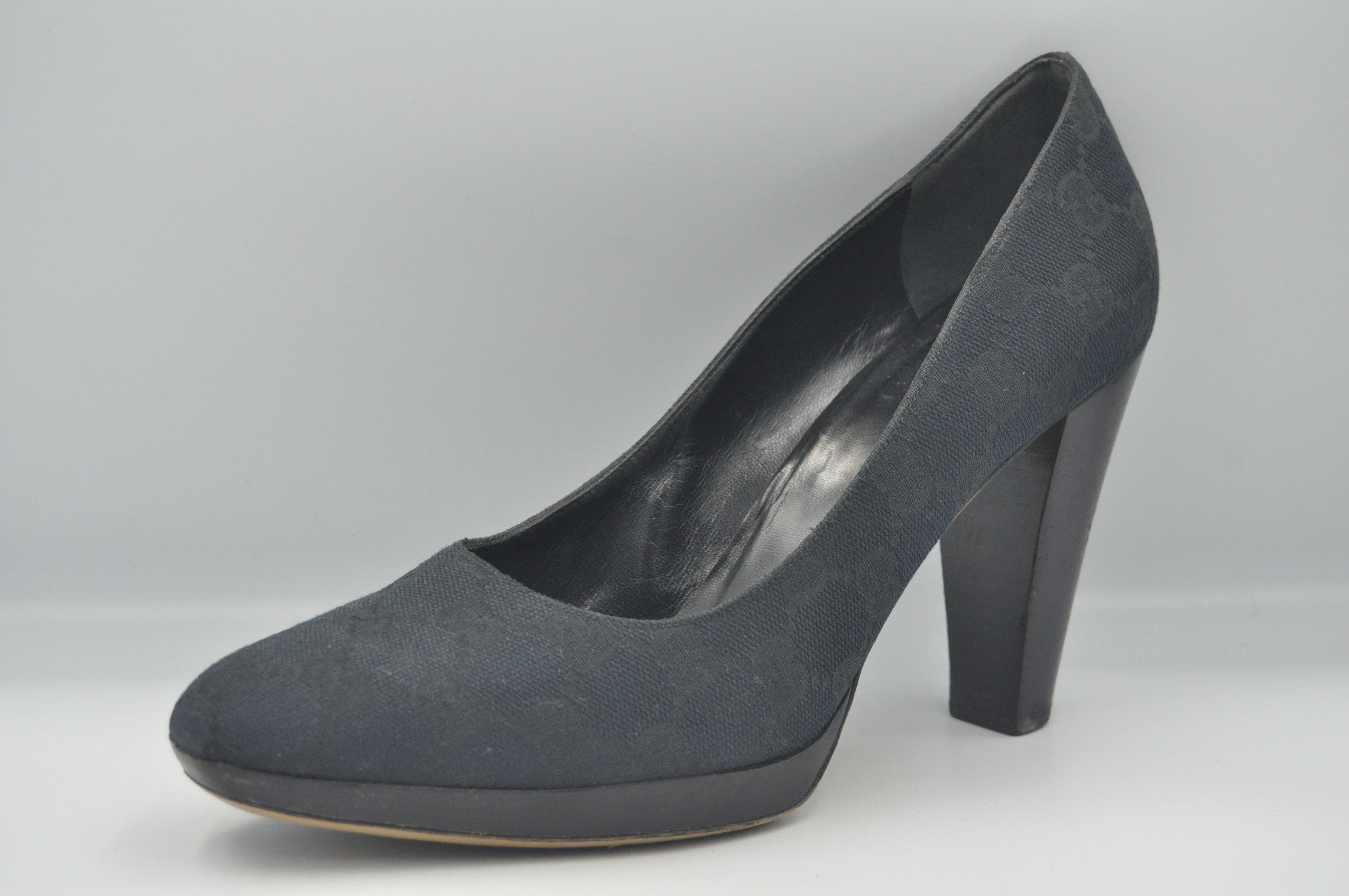 Gucci Gucci - Monogram Heel Pumps Size US 8 / IT 38 - 12 Thumbnail