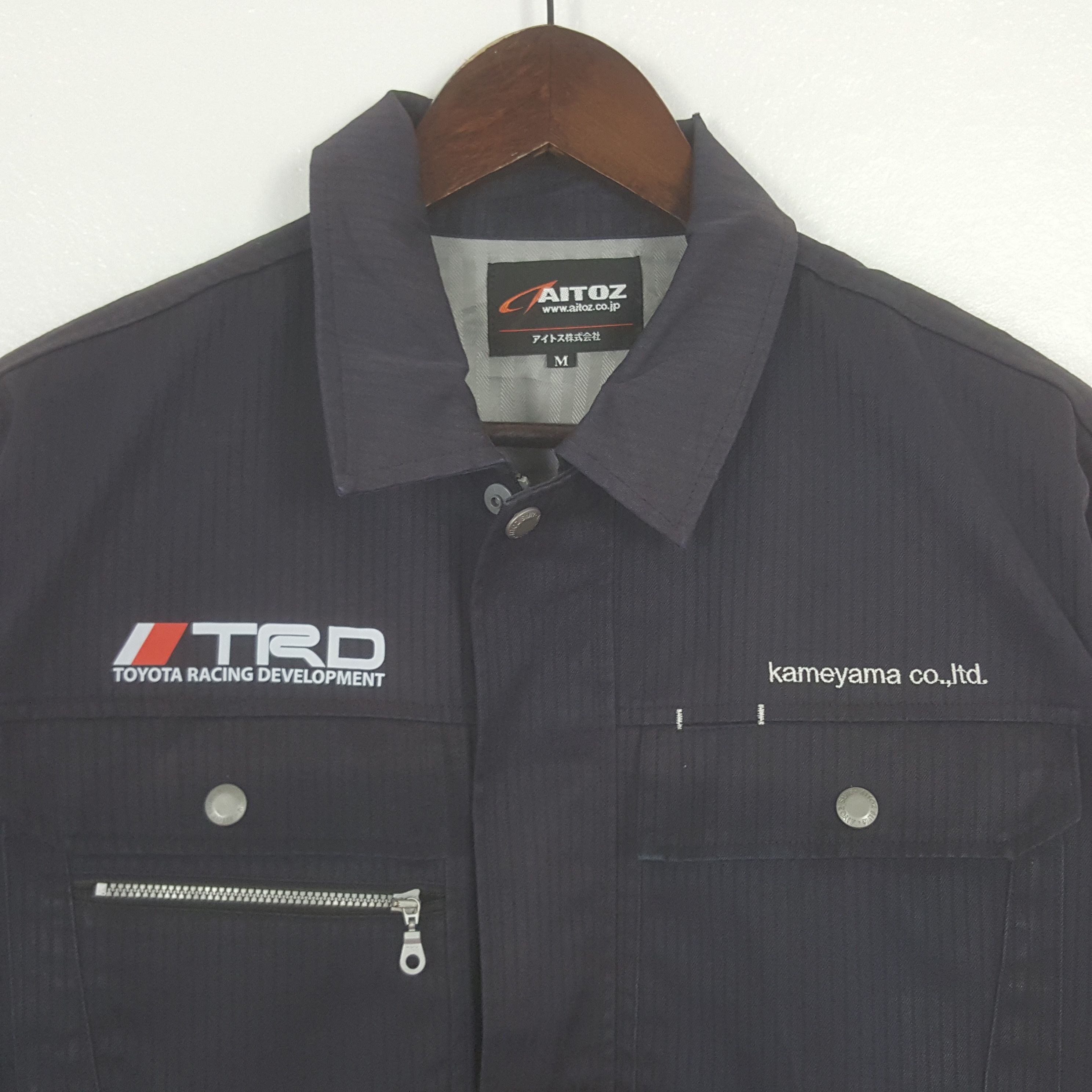 Japanese Brand Vintage TRD Toyota Racing Custom Worker Jacket Size US L / EU 52-54 / 3 - 4 Thumbnail