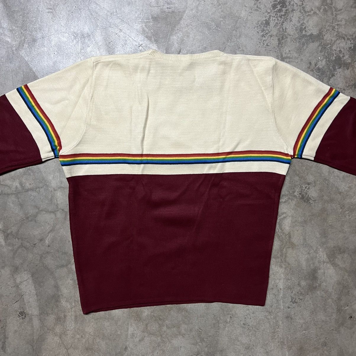 Vintage × Warner Bros Vintage 1976 Warner Bros Alfie California 🇺🇸 Knit Sweater Size US L / EU 52-54 / 3 - 6 Thumbnail