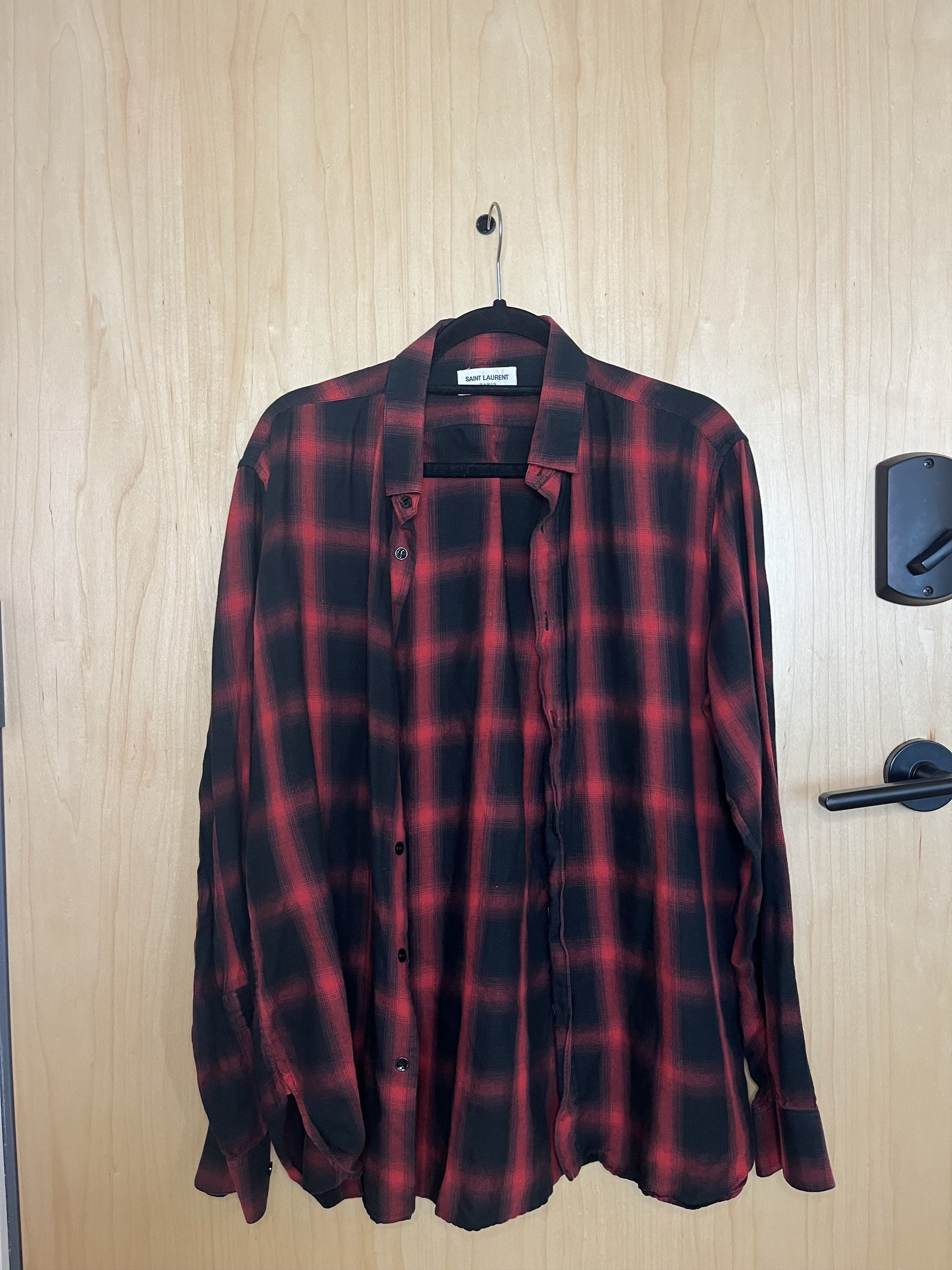 Saint Laurent Paris Button Up Dress Shirt