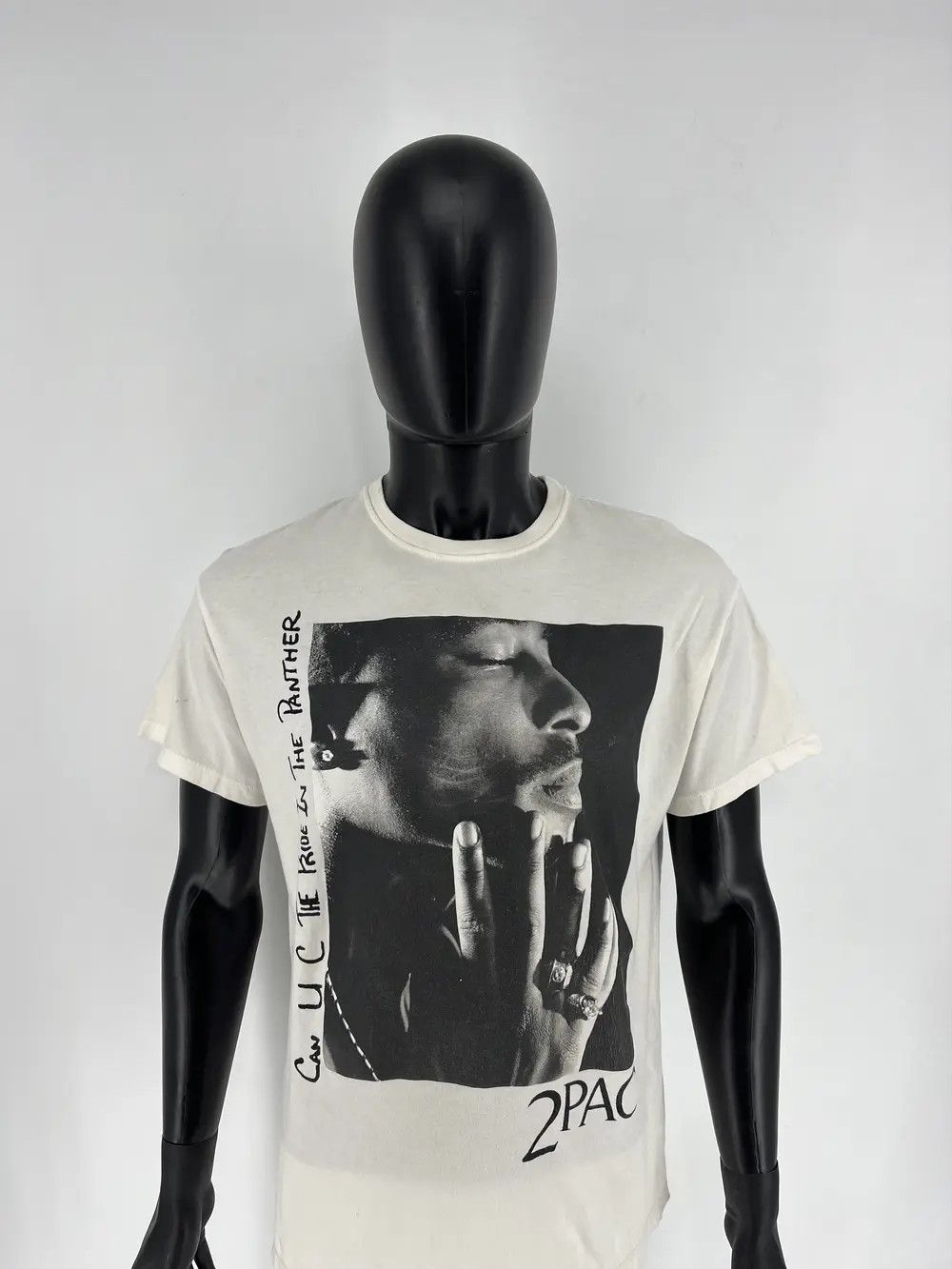 Band Tees × Bershka Vintage Y2K 2PAC Tupac Shakur HipHop Rap Tee Size US L / EU 52-54 / 3 - 6 Thumbnail