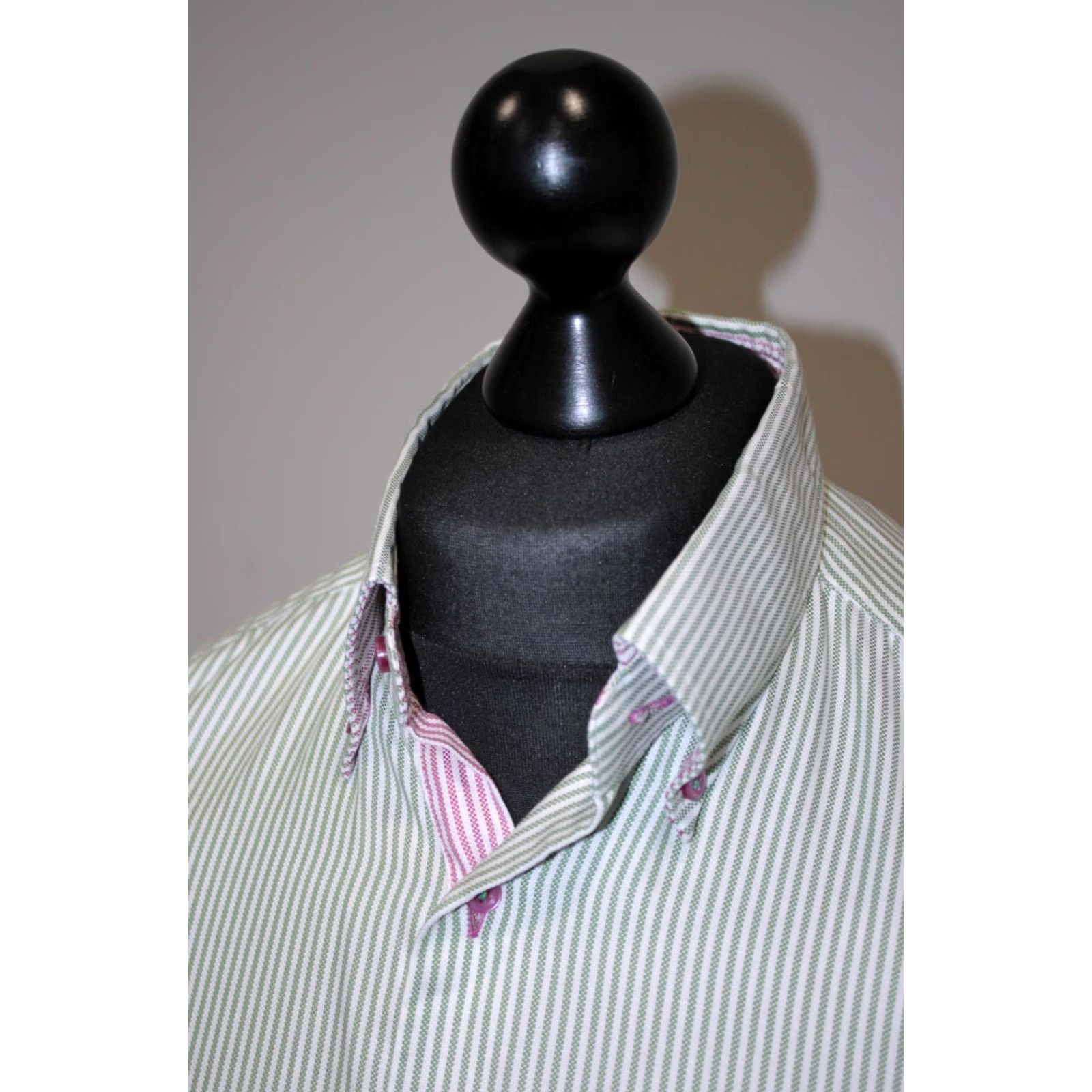 Vintage Stenstroms Shirt mens Size 15 1/2 39 Multicoloured Fitted Body Size US L / EU 52-54 / 3 - 2 Thumbnail