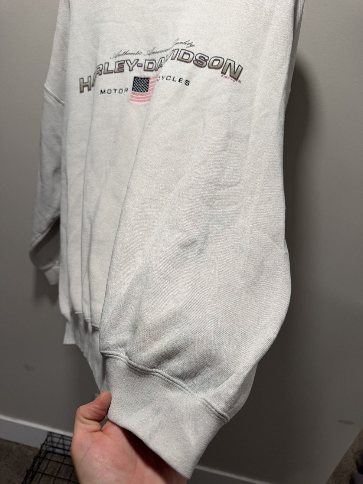 Harley Davidson Vintage Harley Davidson Sweatshirt Mens X-Large USA flag Size US XL / EU 56 / 4 - 8 Thumbnail