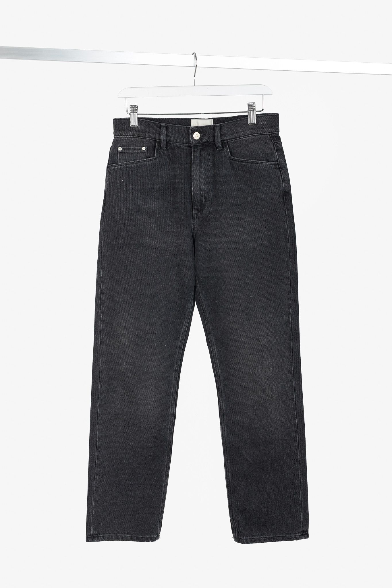 Wandler Wandler Carnation Black Straight-Leg Jeans Size 28" / US 6 / IT 42 - 1 Thumbnail
