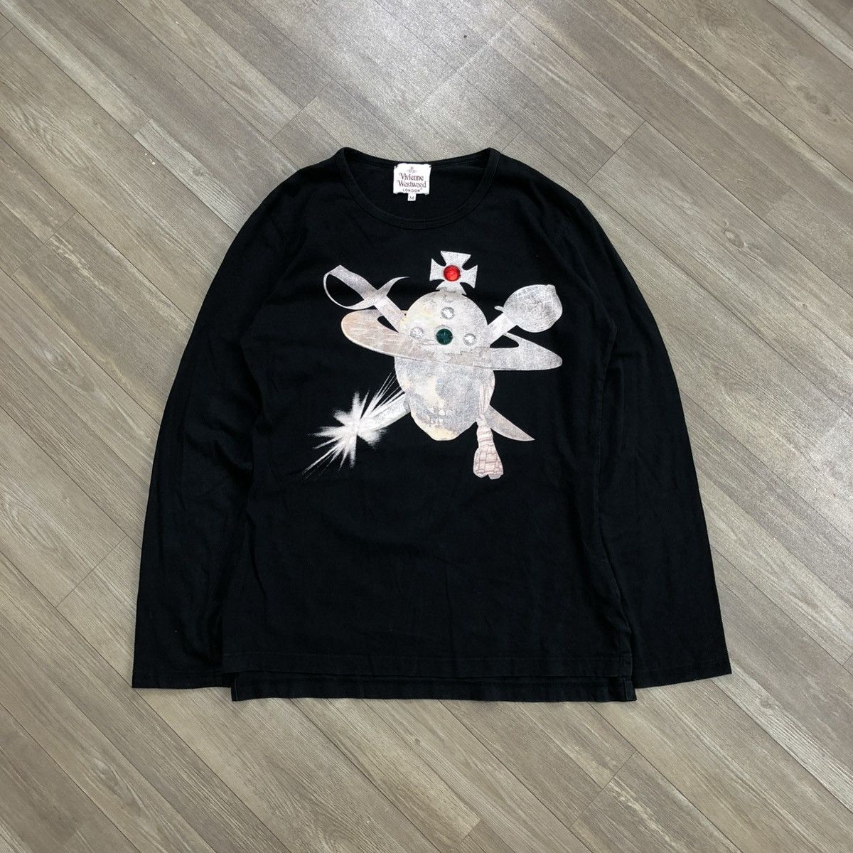 💸BINDDING OFFER💸 Vivienne Westwood Skulls Studded LongTee