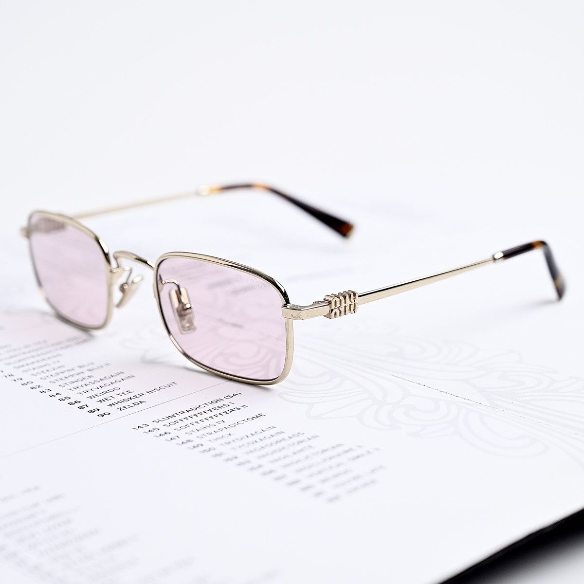 Miu Miu MIU MIU 0MU A53S SUNGLASSES Size ONE SIZE - 2 Thumbnail