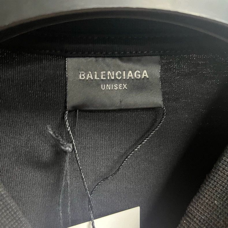 Balenciaga Balenciaga Black Logo Print Long Sleeve T-Shirt-2506 Size US M / EU 48-50 / 2 - 2 Thumbnail