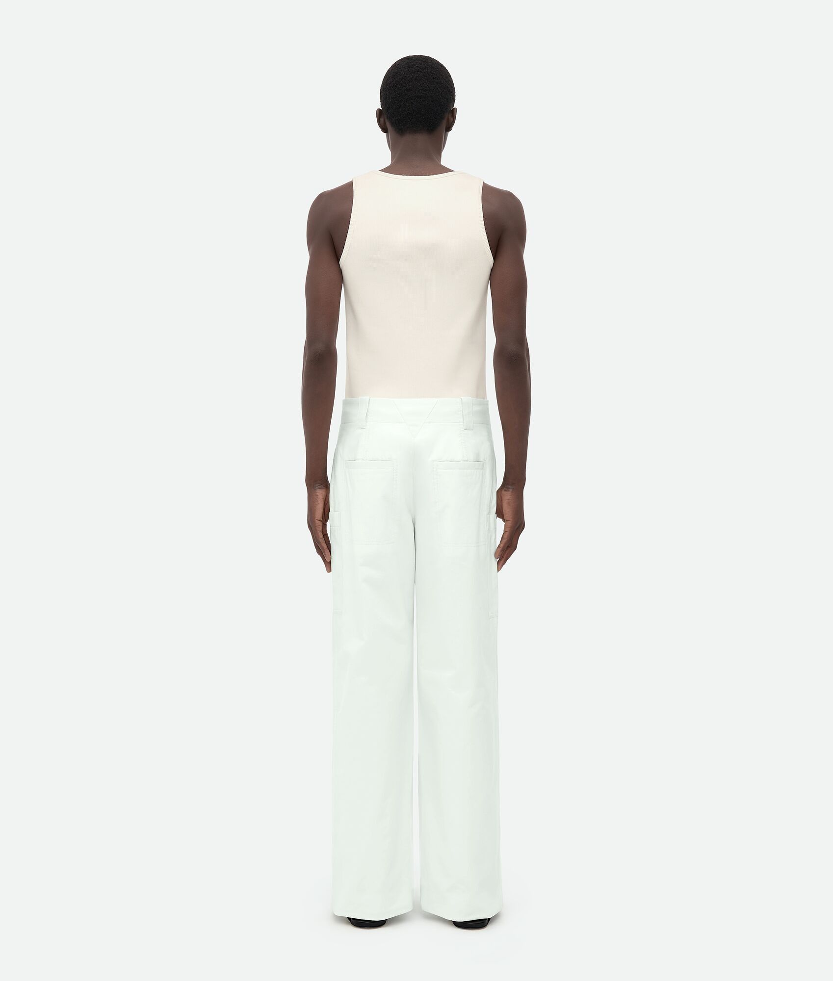 Bottega Veneta o1n1vont1224 Cargo Cotton Pants in Light Cyan Size US 30 / EU 46 - 3 Thumbnail