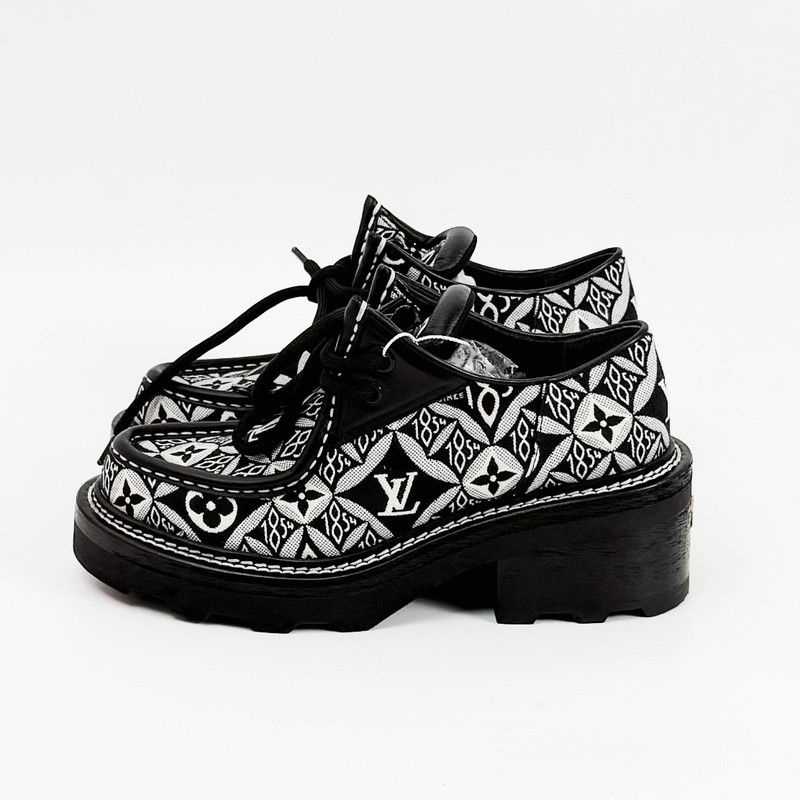 Louis Vuitton Louis Vuitton Beaubourg Casual Lace-Up Shoes 0079 Size US 8 / IT 38 - 1 Thumbnail