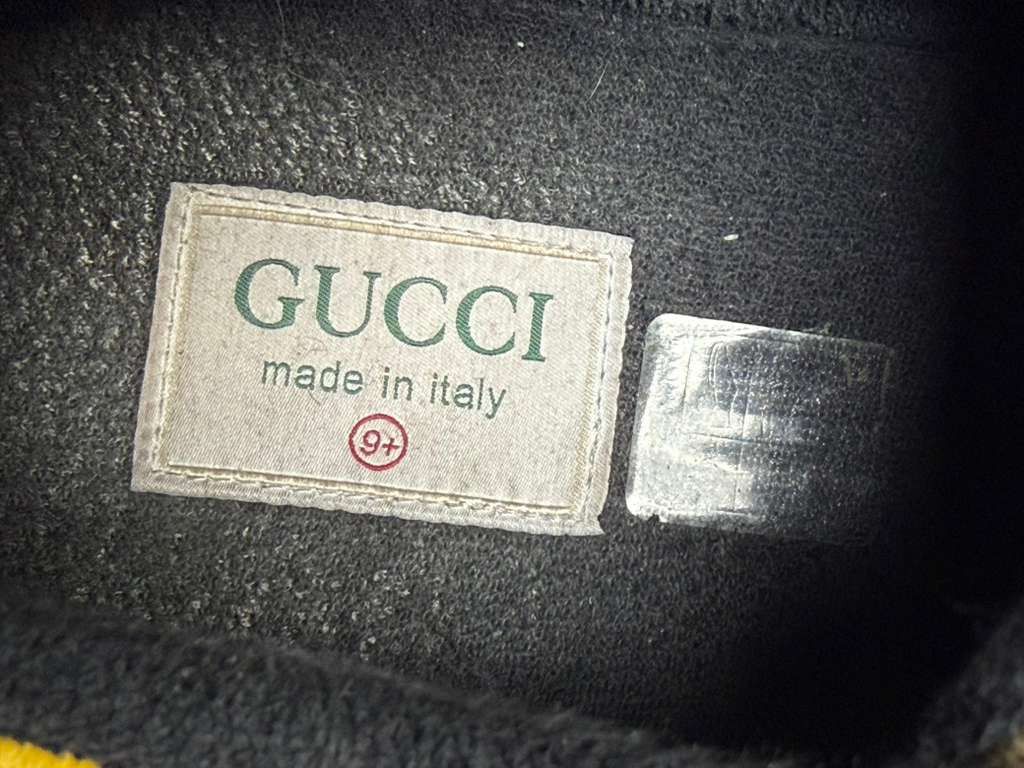 Gucci Gucci GG Rhyton Sneakers - Beige, Navy, & Yellow - Size 9+ Size US 9 / EU 42 - 2 Thumbnail
