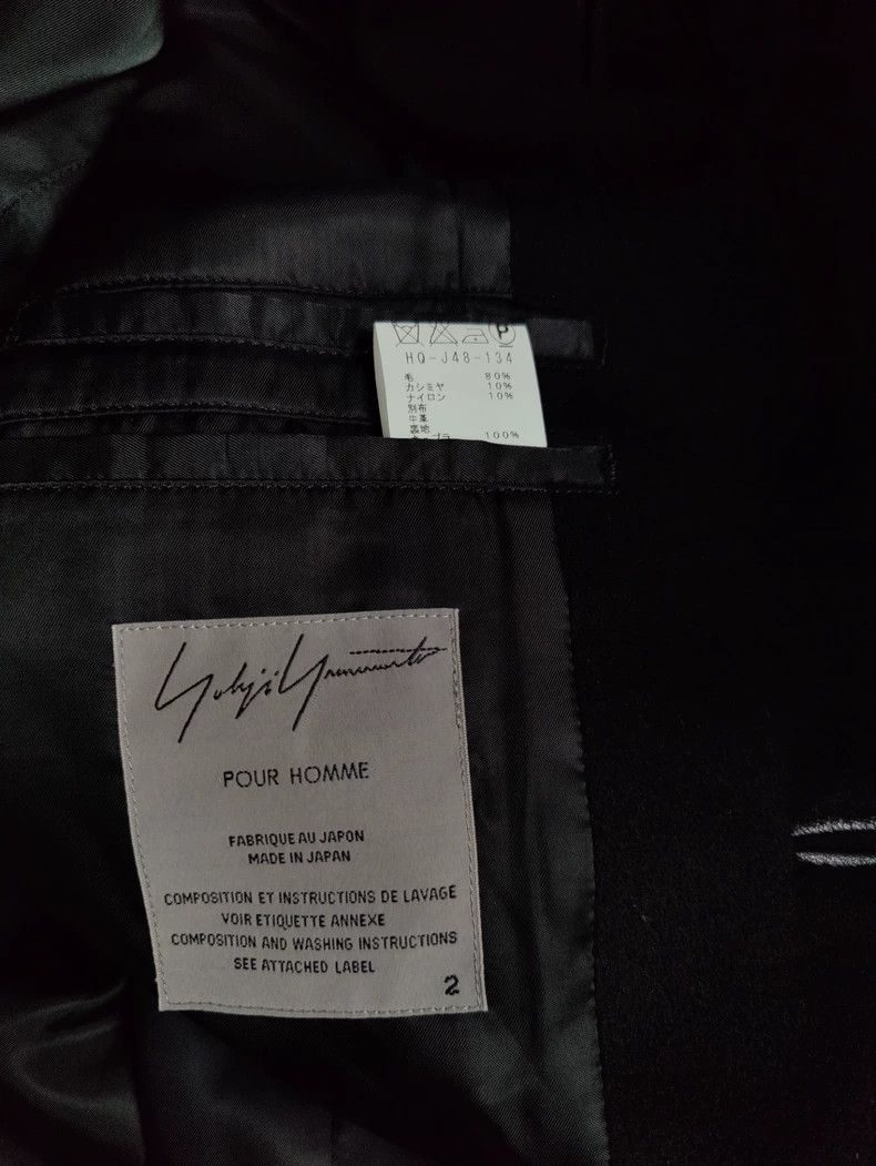 Yohji Yamamoto Yohji Yamamoto size 2 13aw asymmetric patchwork blazer 250 Size 36R - 8 Thumbnail