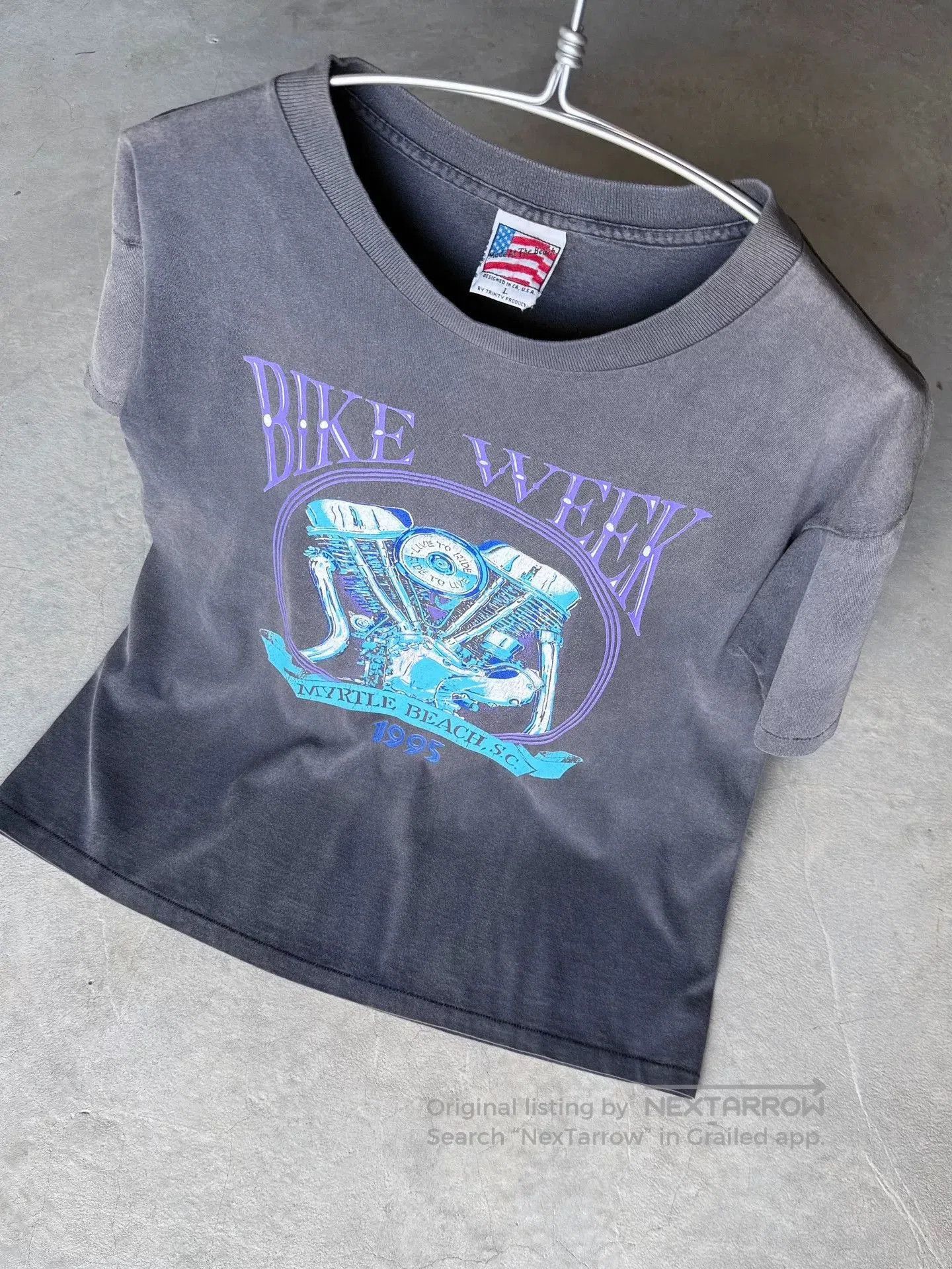 Vintage Vintage 1995 Myrtle Beach Bike Week Tee. Size US L / EU 52-54 / 3 - 8 Thumbnail