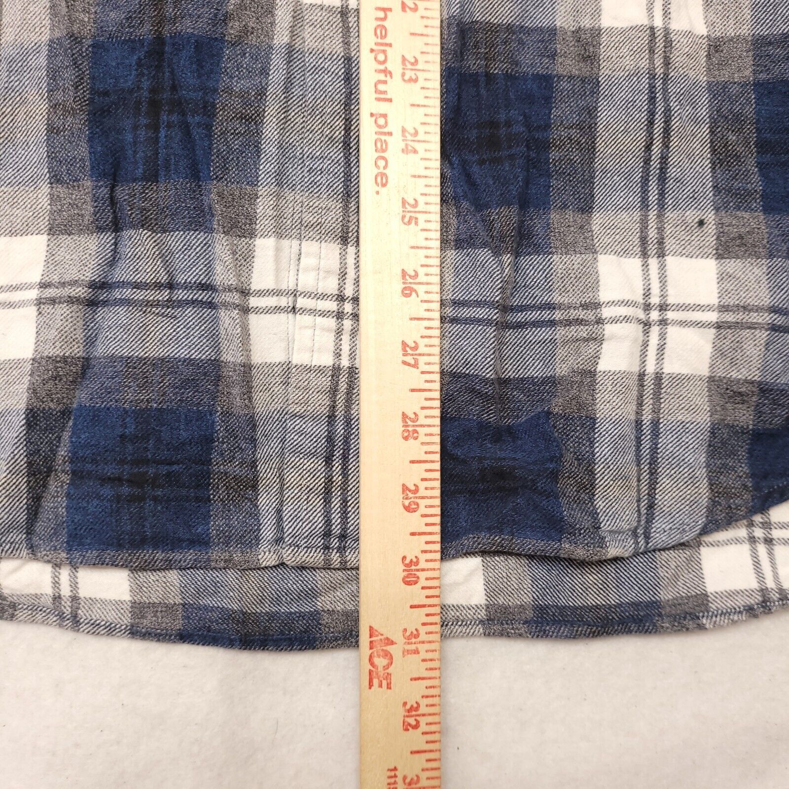 Covington Covington Tartan Flannel Button Shirt Mens Size L Gray Blue Size US L / EU 52-54 / 3 - 8 Thumbnail