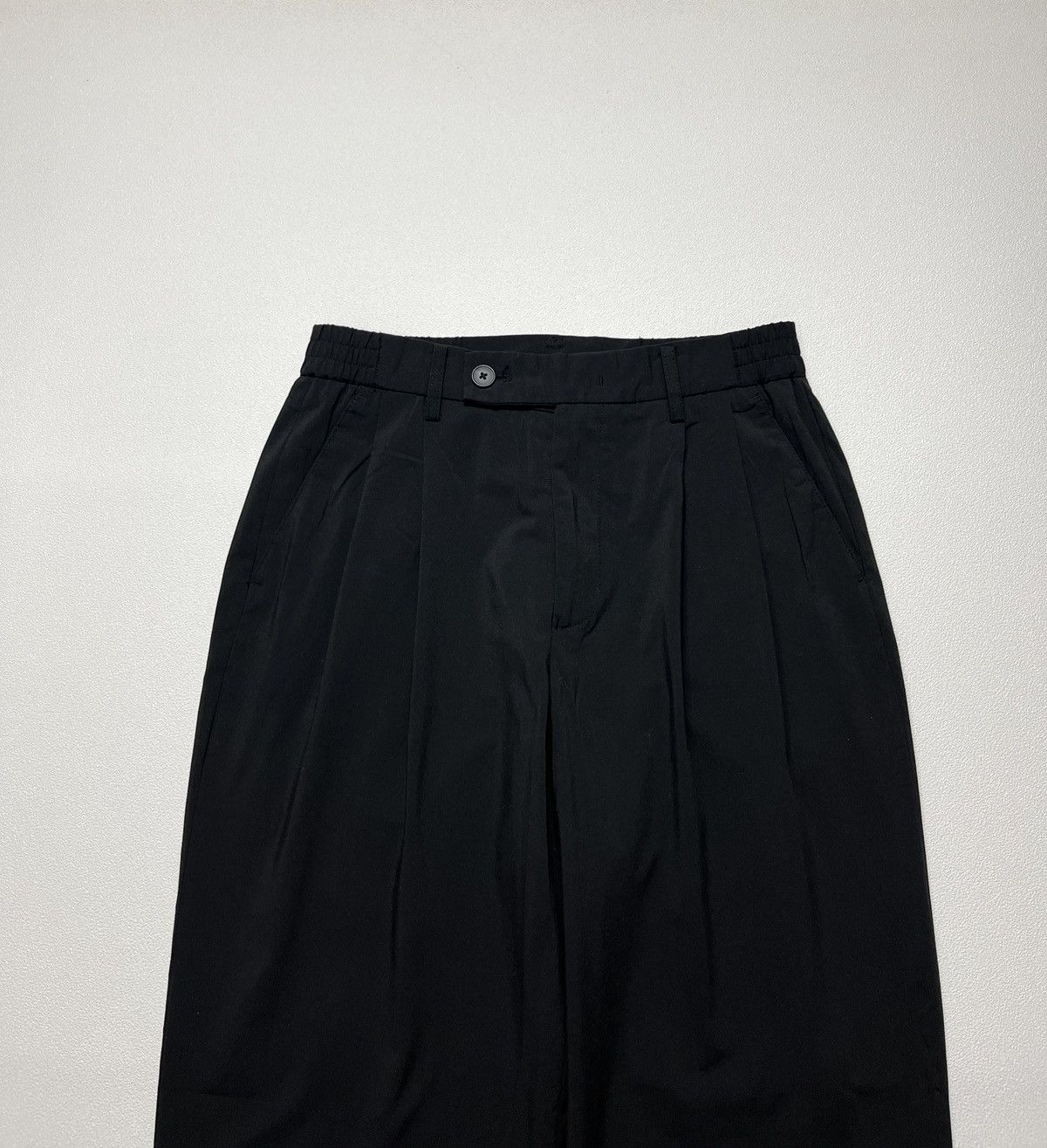 Beams Plus 24/7 Series Double-Pleat Wide Pants Black Size US 30 / EU 46 - 4 Thumbnail