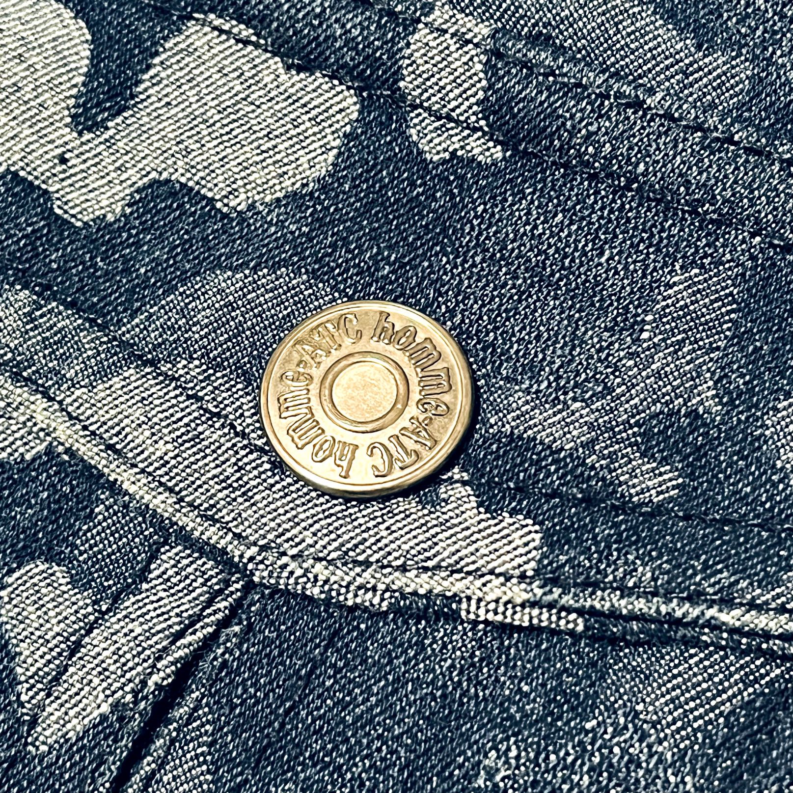 In The Attic in the attic Blue Camo Denim Jeans Size US 31 - 6 Thumbnail