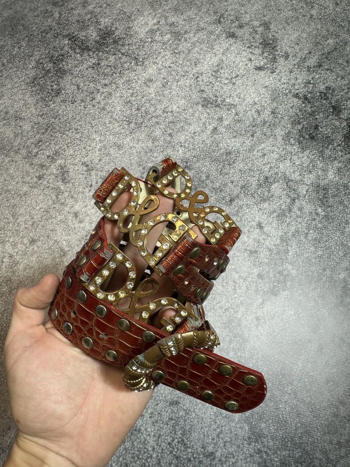 Other Y2K D&G Logo Dolce&Gabbana Rare Belts Streetwear Style Size ONE SIZE - 1 Thumbnail