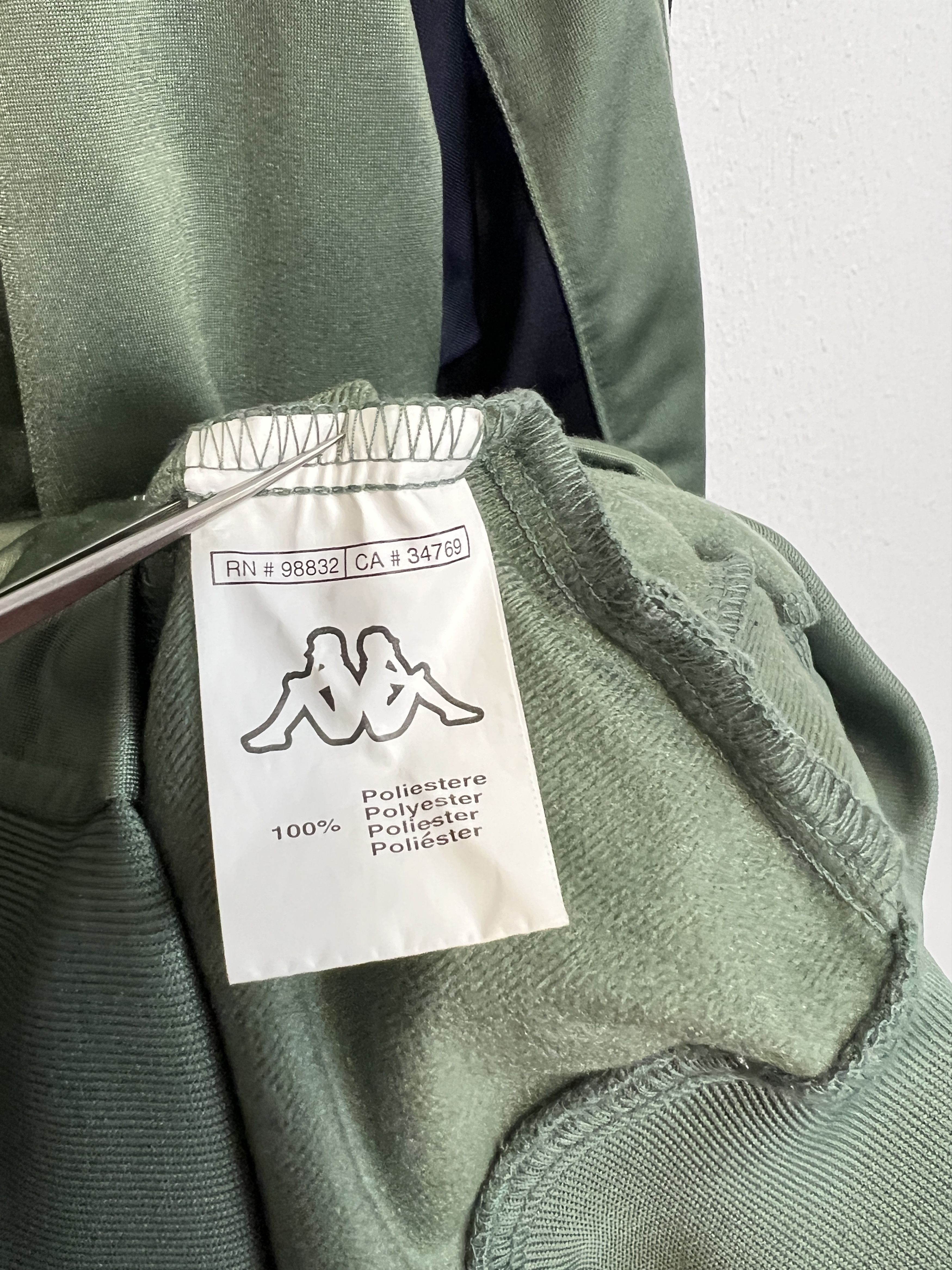 Kappa Vintage Olive Green Track Top Jacket Zip Sport Rare Hype Size US XXL / EU 58 / 5 - 8 Thumbnail