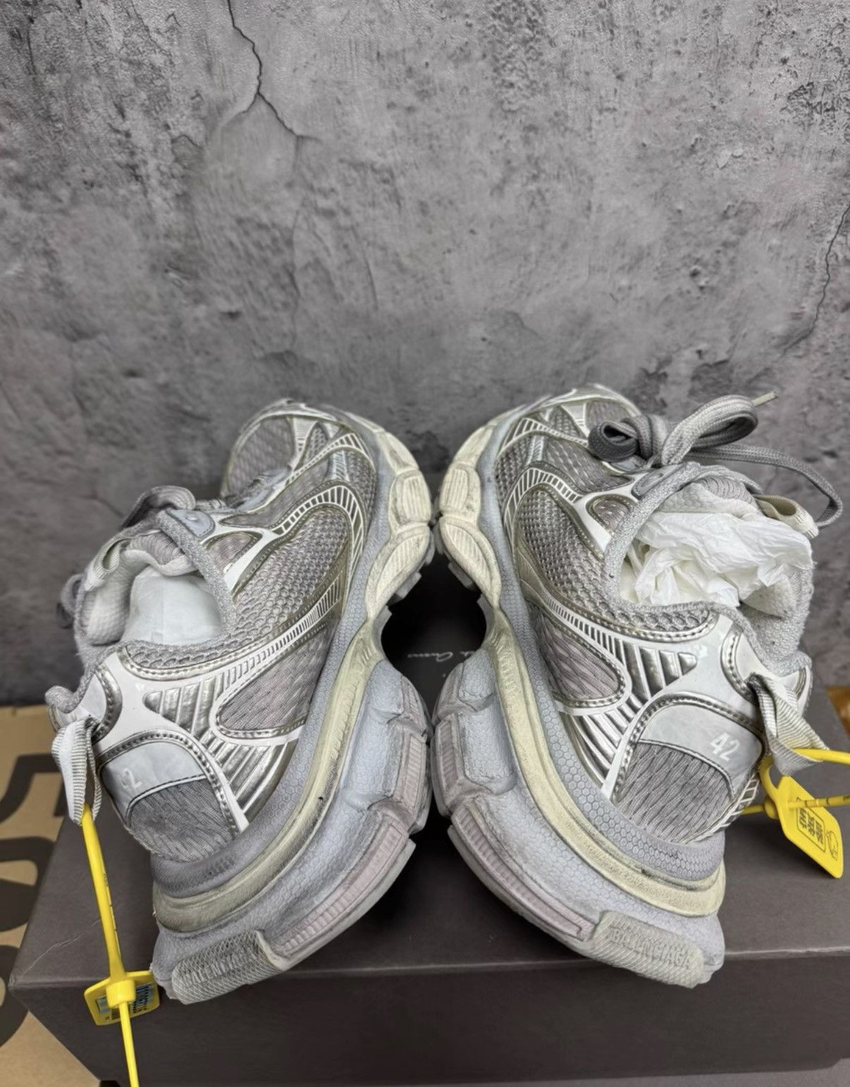 Balenciaga Balenciaga 3XL Low-Top Sneakers K37 Size US 8.5 / EU 41-42 - 8 Thumbnail