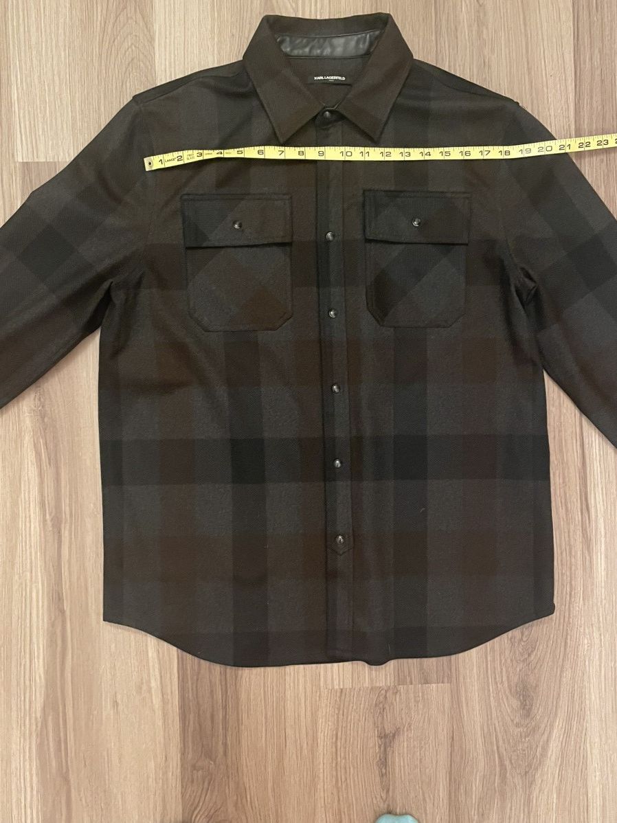 Karl Lagerfeld Karl Lagerfield Plaid Overshirt Size US L / EU 52-54 / 3 - 4 Thumbnail