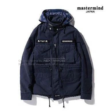 Mastermind Japan Blue Cargo Jacket with Pockets - Size M. Size US M / EU 48-50 / 2 - 7 Thumbnail