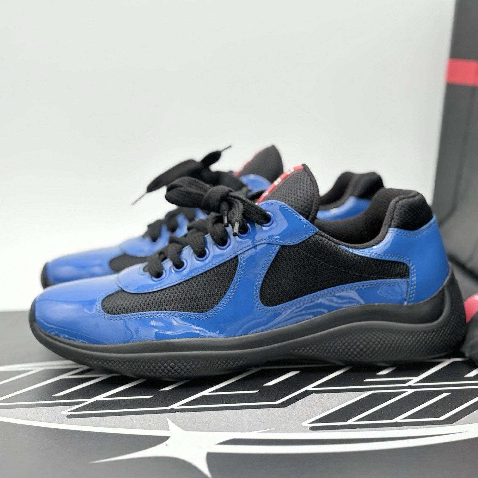 Prada Prada Americas Cup ' Blue Black ' | ONLY WORN ONCE Size US 7.5 / EU 40-41 - 1 Thumbnail