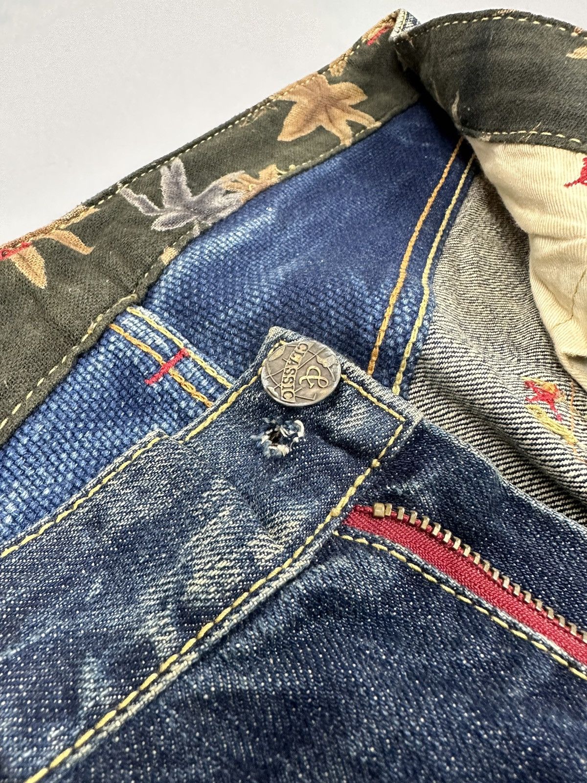Eternal Vintage Eternal Sashiko Boro Japanese Arts Denim Size US 33 - 10 Thumbnail