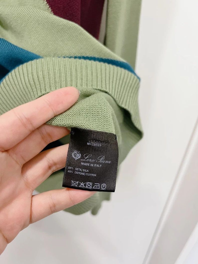 Loro Piana Loro Piana Color-blocked knitwear sweater 2506-Nextarrow Size XS / US 0-2 / IT 36-38 - 8 Thumbnail
