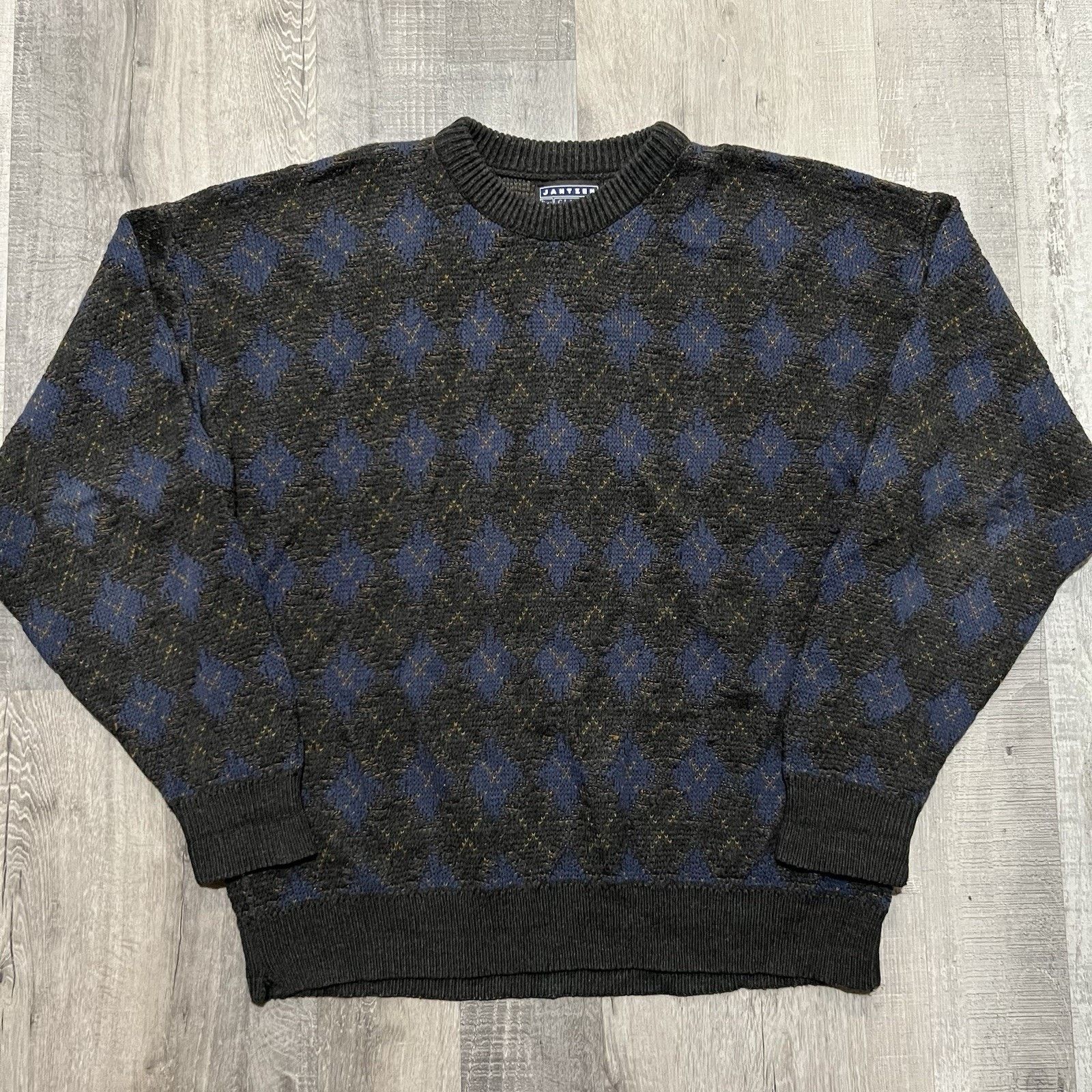 Jantzen VTG Jantzen Classic Argyle Knit Mens Preppy Golf Sweater Size US L / EU 52-54 / 3 - 1 Thumbnail