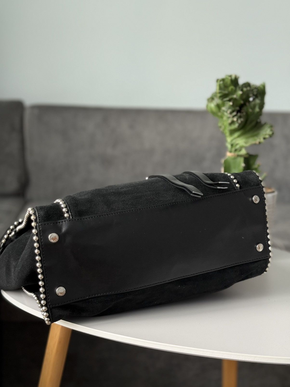 Zadig & Voltaire Zadig et Voltaire Bag Suede key lock Black Size ONE SIZE - 10 Thumbnail